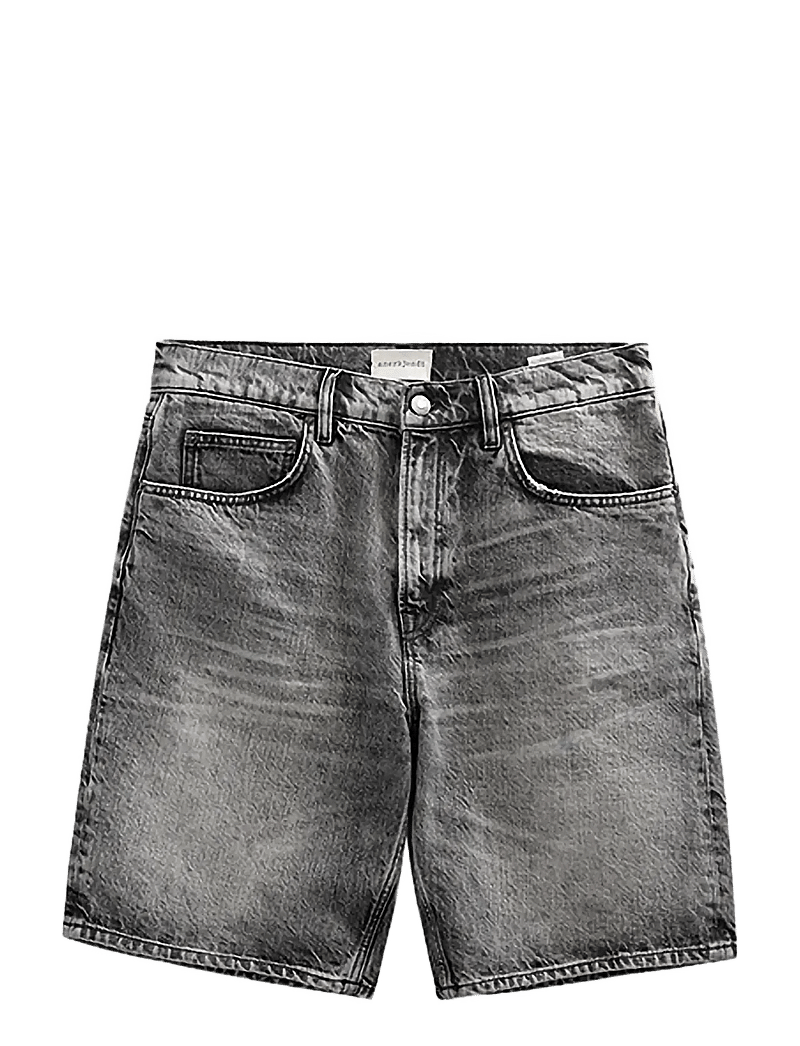 Anerkjendt - AKJONAS SHORTS - 8015 D.G ROCK - jeans shorts - dark grey rock - 1