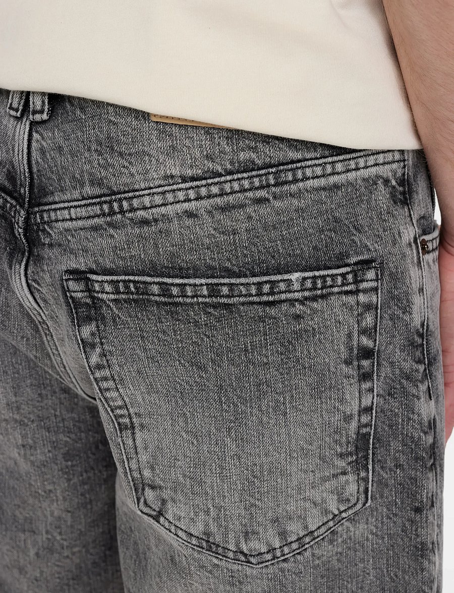Anerkjendt - AKJONAS SHORTS - 8015 D.G ROCK - jeansshorts - dark grey rock - 0