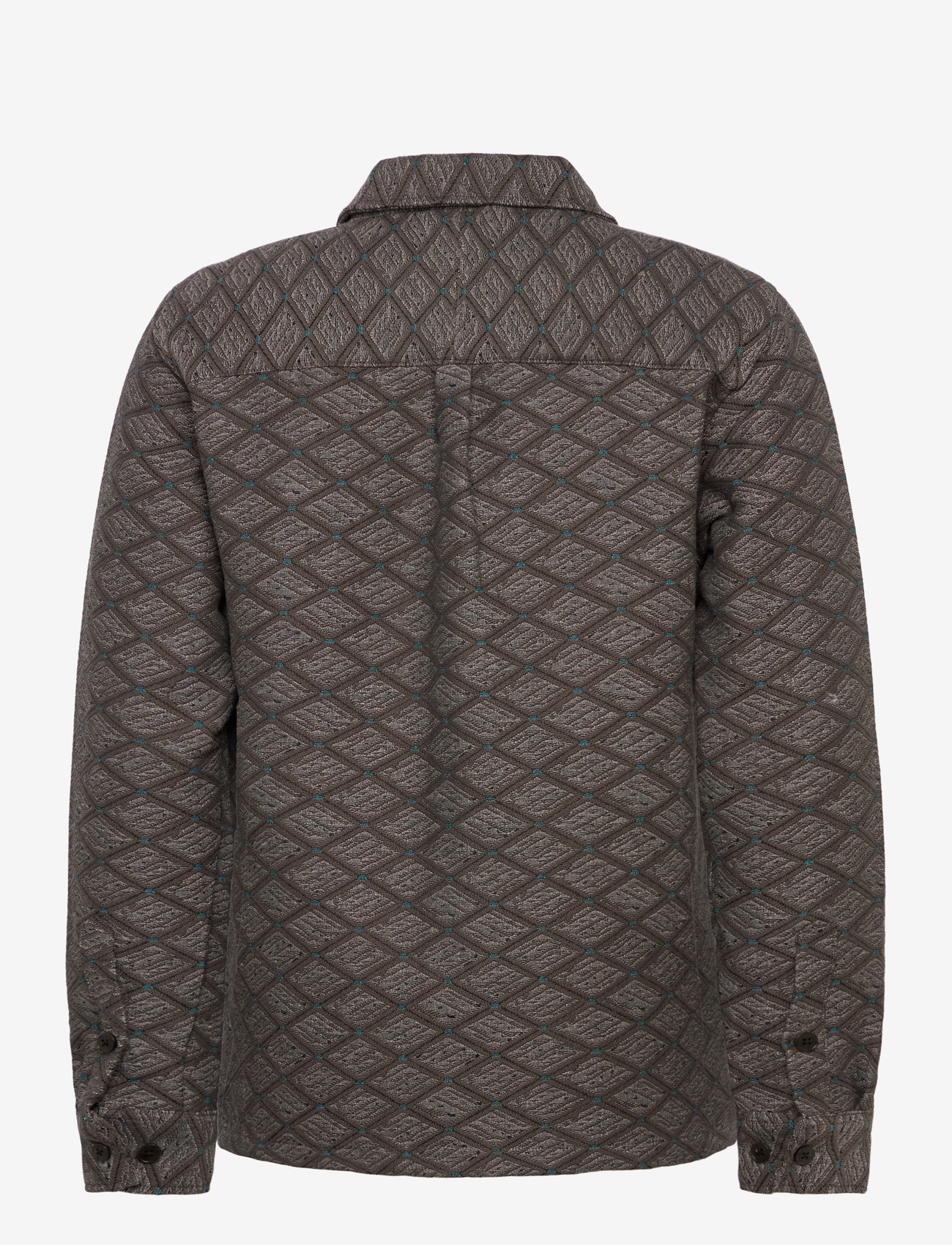 Anerkjendt - AKOSCAR JACQUARD1 OVERSHIRT - kollektioner - granite gray - 1