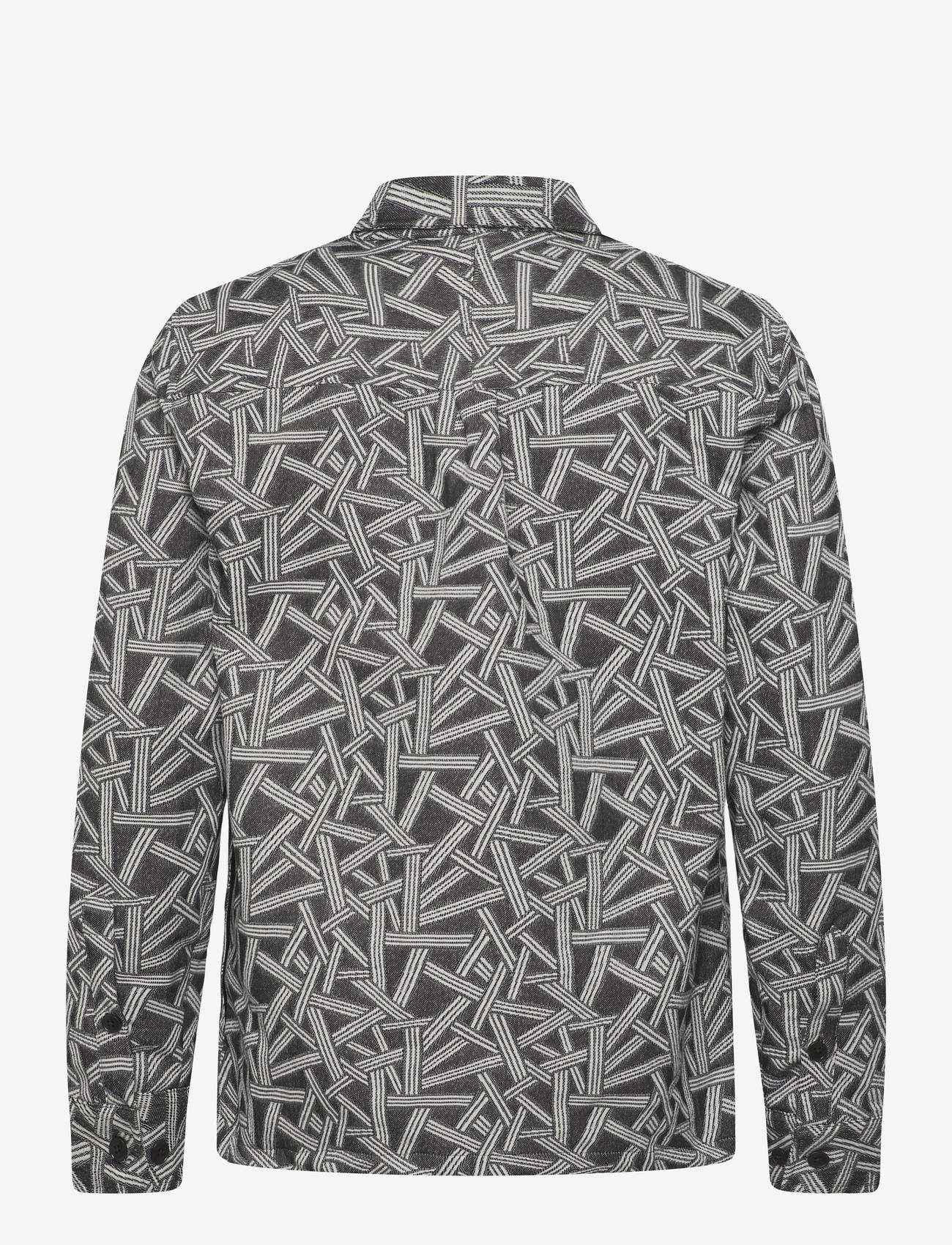 Anerkjendt - AKOSCAR JACQUARD2 OVERSHIRT - kollektsioonid - glacier gray - 1
