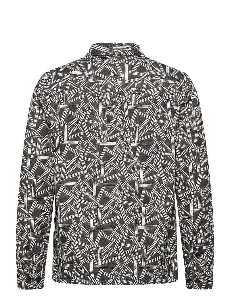 Anerkjendt - AKOSCAR JACQUARD2 OVERSHIRT - kollektionen - glacier gray - 1