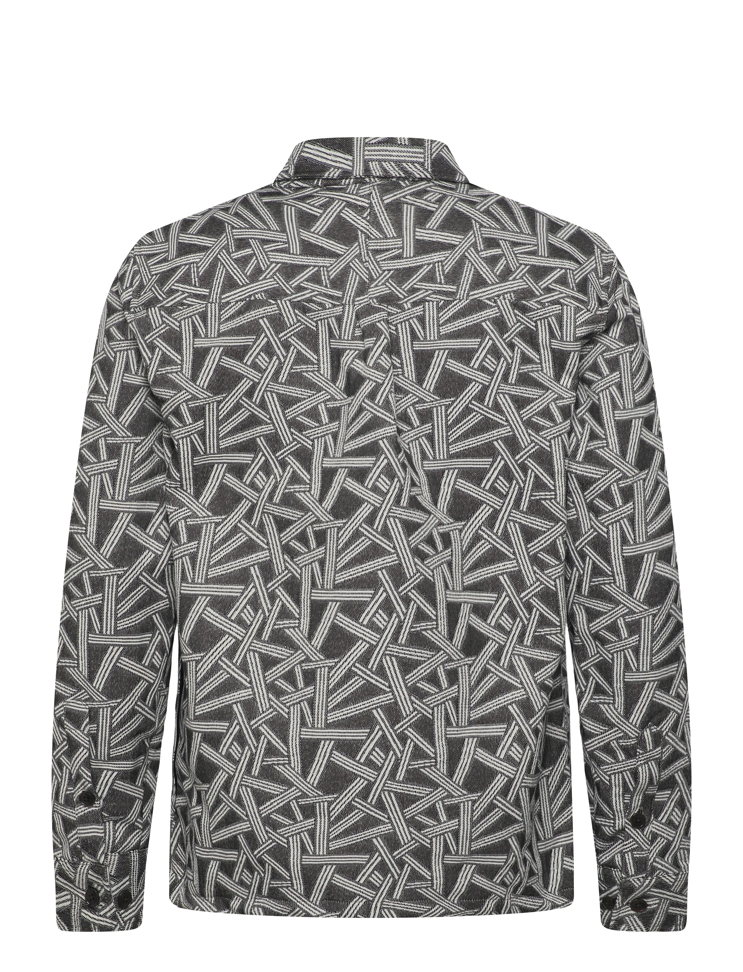 Anerkjendt - AKOSCAR JACQUARD2 OVERSHIRT - kollektionen - glacier gray - 1