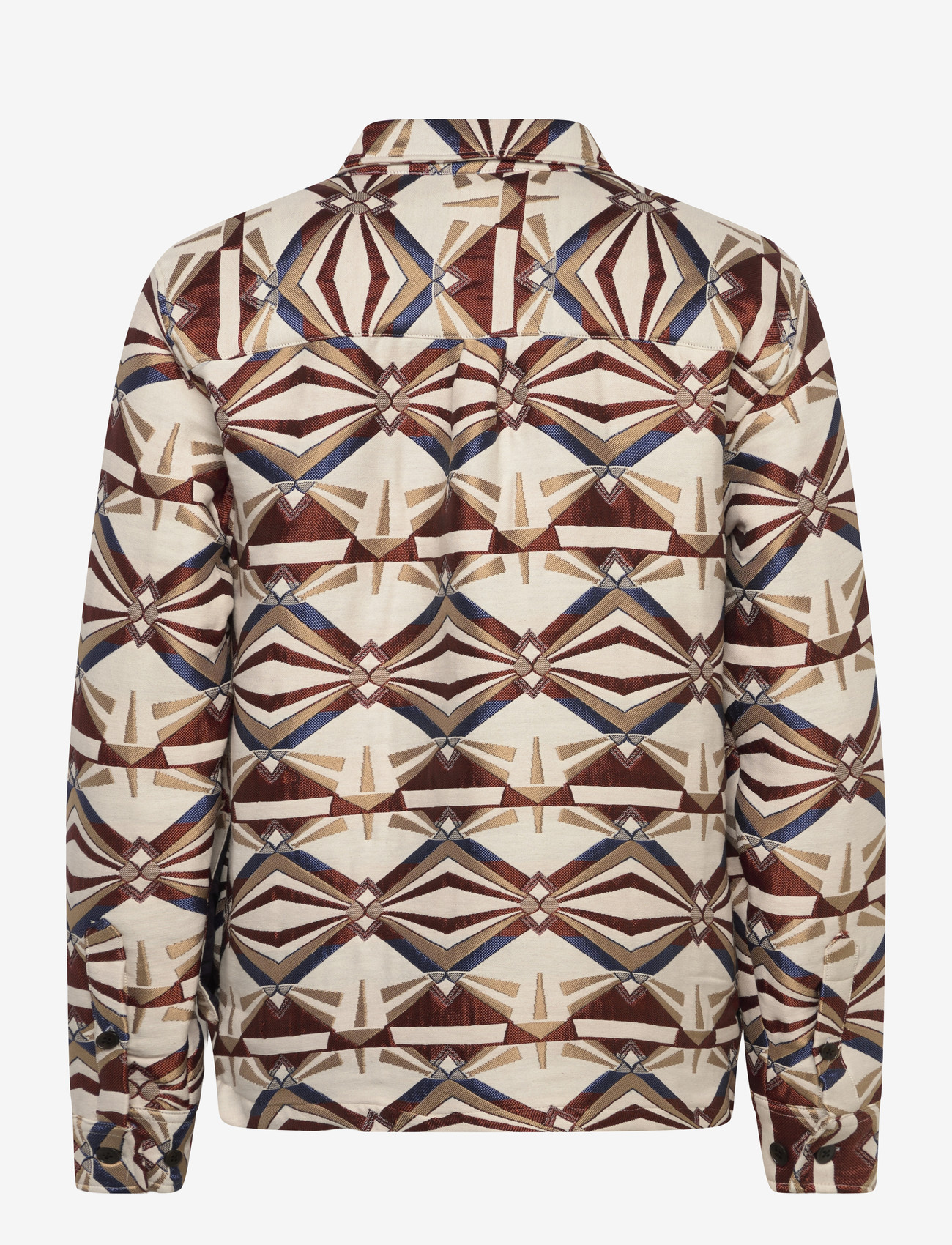 Anerkjendt - AKOSCAR JACQUARD4 OVERSHIRT - kollektsioonid - chili oil - 1