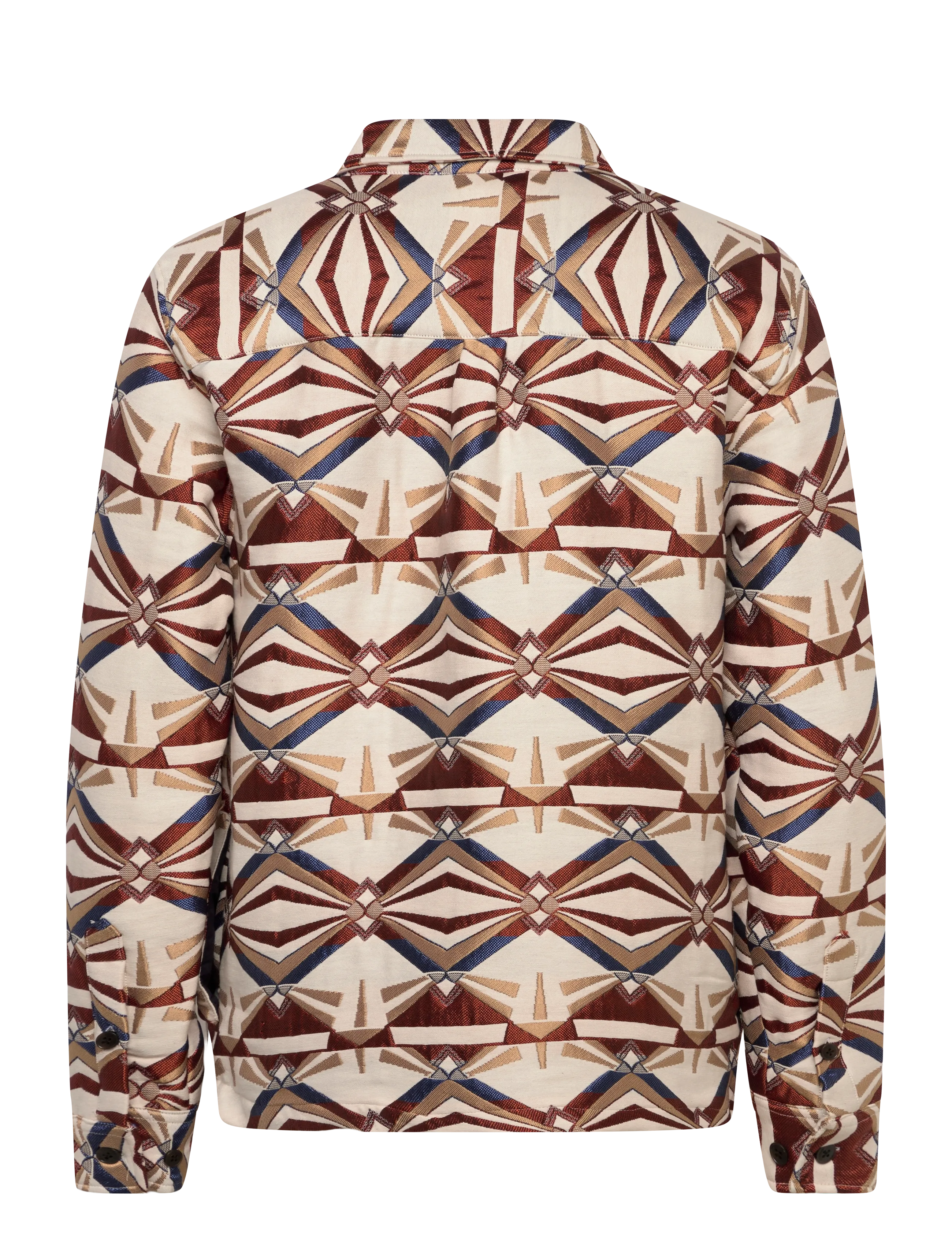 Anerkjendt - AKOSCAR JACQUARD4 OVERSHIRT - overshirts - chili oil - 1