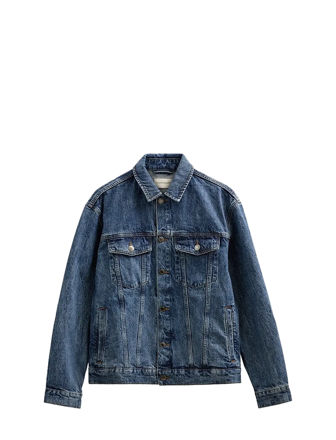 Anerkjendt AKKARSTEN DENIM JACKET - 8007 C.B - Teksatagid - CLASSIC BLUE / blue