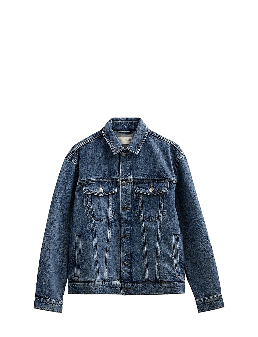 Anerkjendt - AKKARSTEN DENIM JACKET - 8007 C.B - unlined denim jackets - classic blue - 0