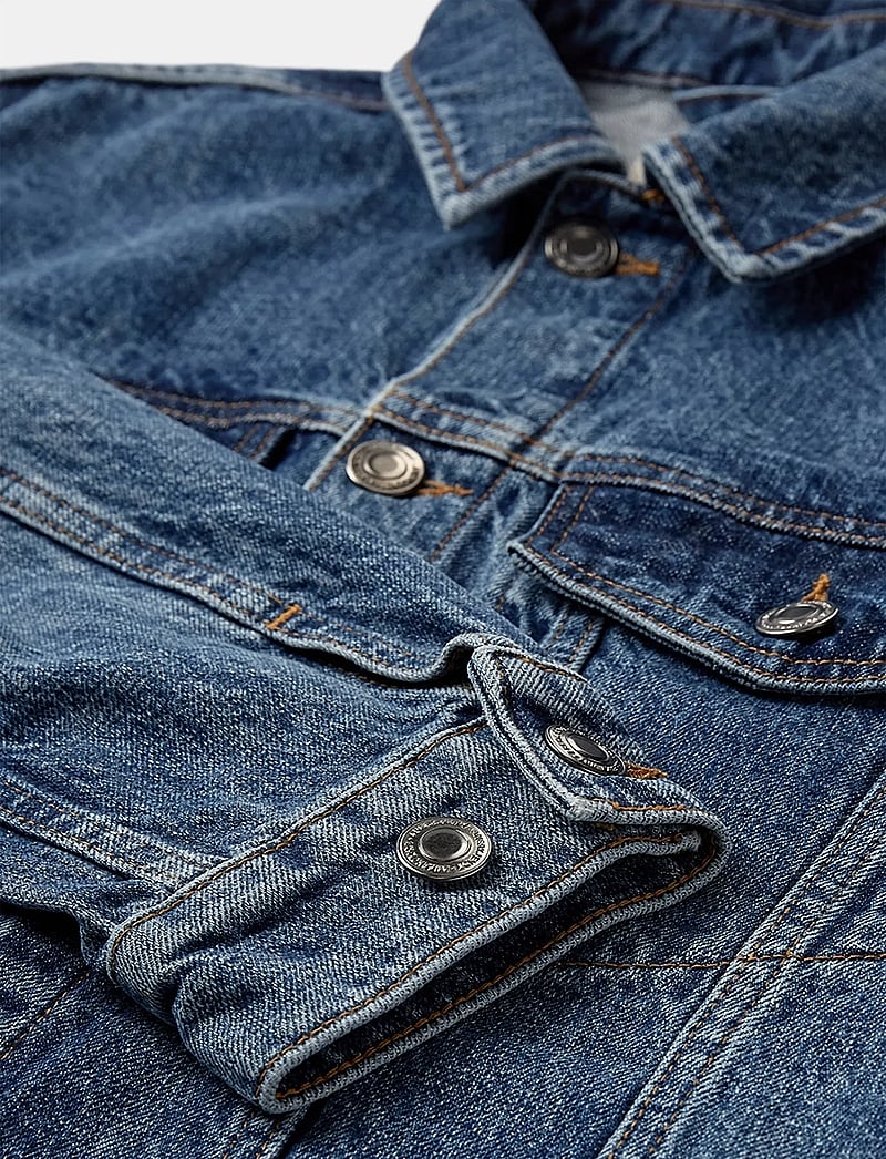 Anerkjendt - AKKARSTEN DENIM JACKET - 8007 C.B - ungefütterte denimjacken - classic blue - 2