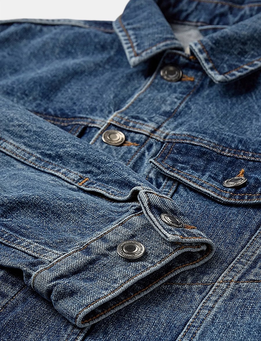 Anerkjendt - AKKARSTEN DENIM JACKET - 8007 C.B - unlined denim jackets - classic blue - 2