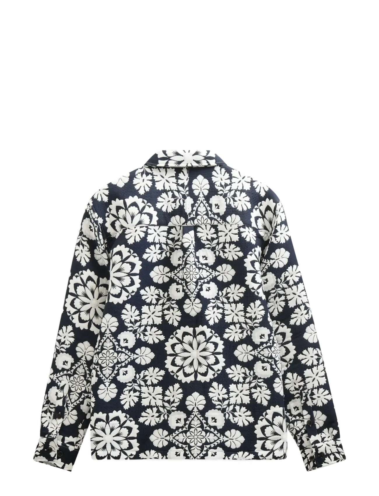 Anerkjendt - AKOSCAR FLOWER JACQ OVERSHIRT - kollektionen - sky captain - 1