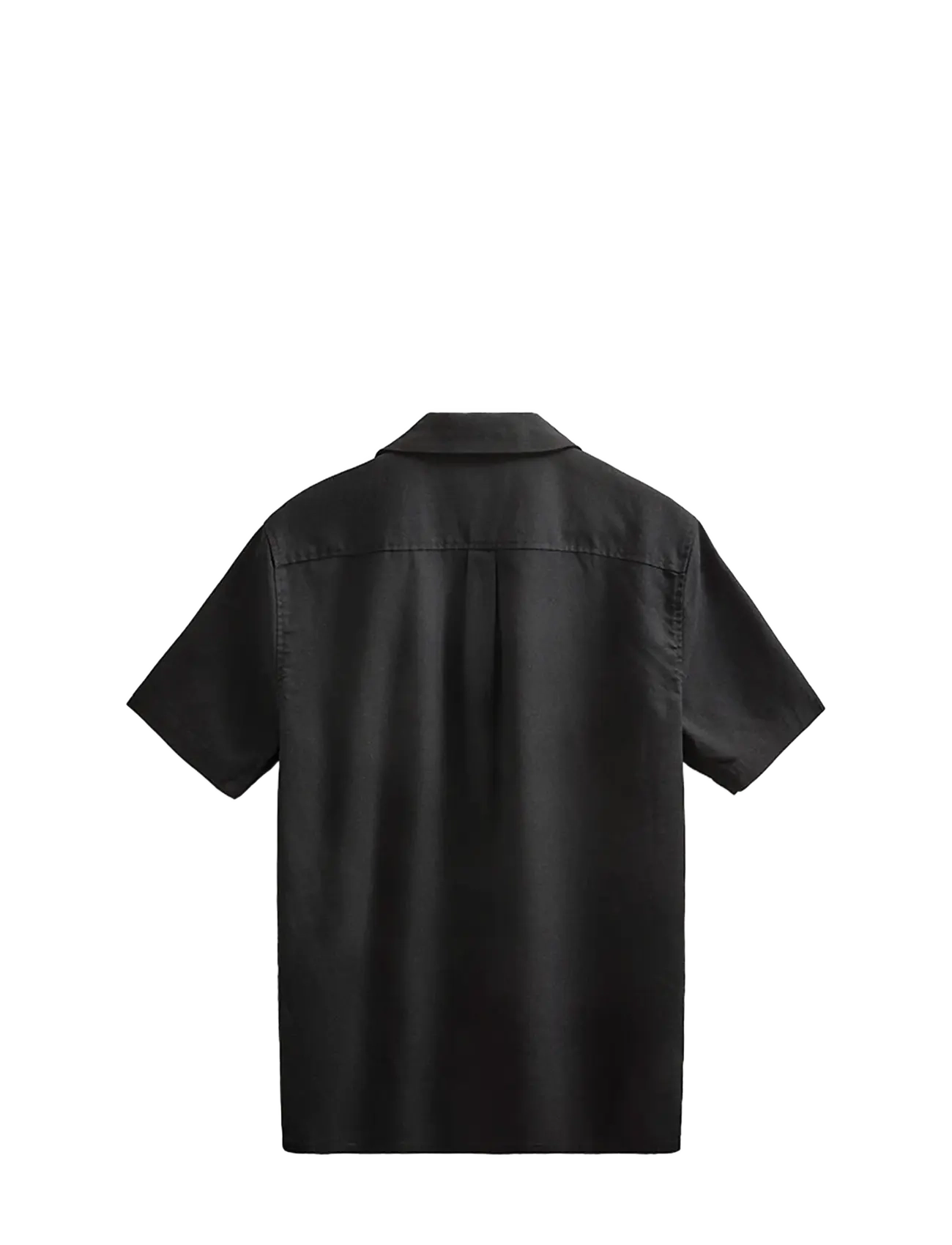 Anerkjendt - AKLEO COT/LINEN/VIS S/S SHIRT - kortærmede skjorter - caviar - 2
