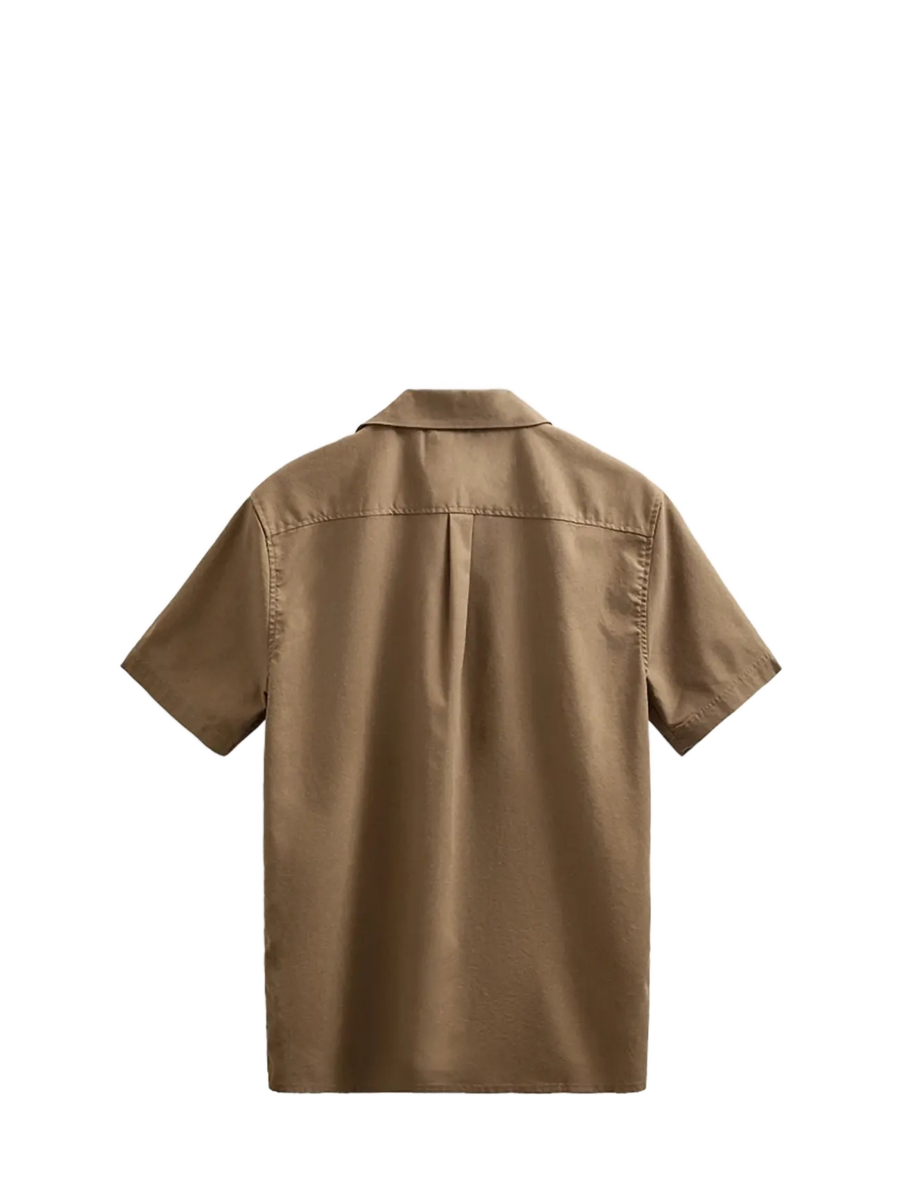 Anerkjendt - AKLEO COT/LINEN/VIS S/S SHIRT - chemises à manches courtes - teak - 1