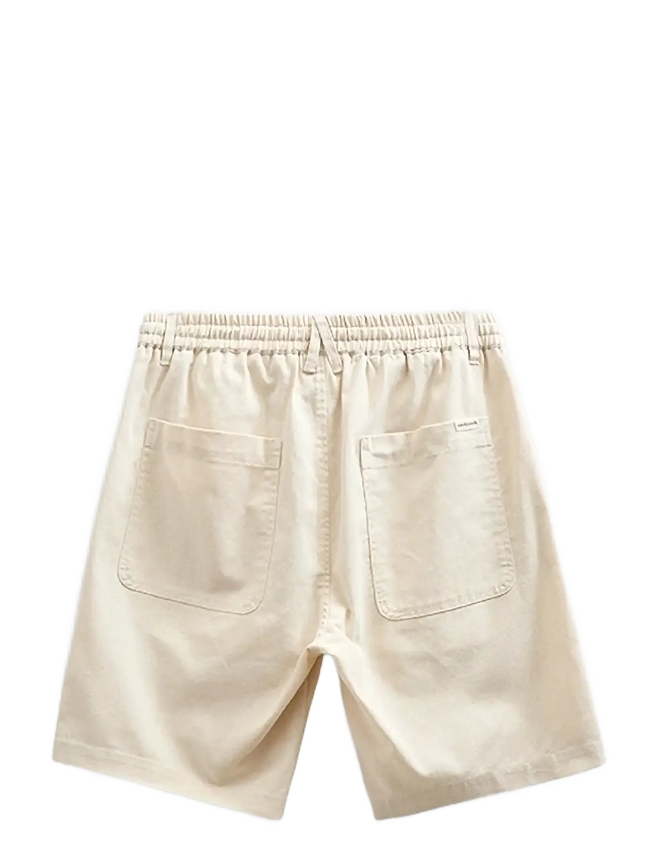 Anerkjendt - AKJAMES COT/LINEN/VIS ELA SHORTS - casual shorts - brown rice melange - 2
