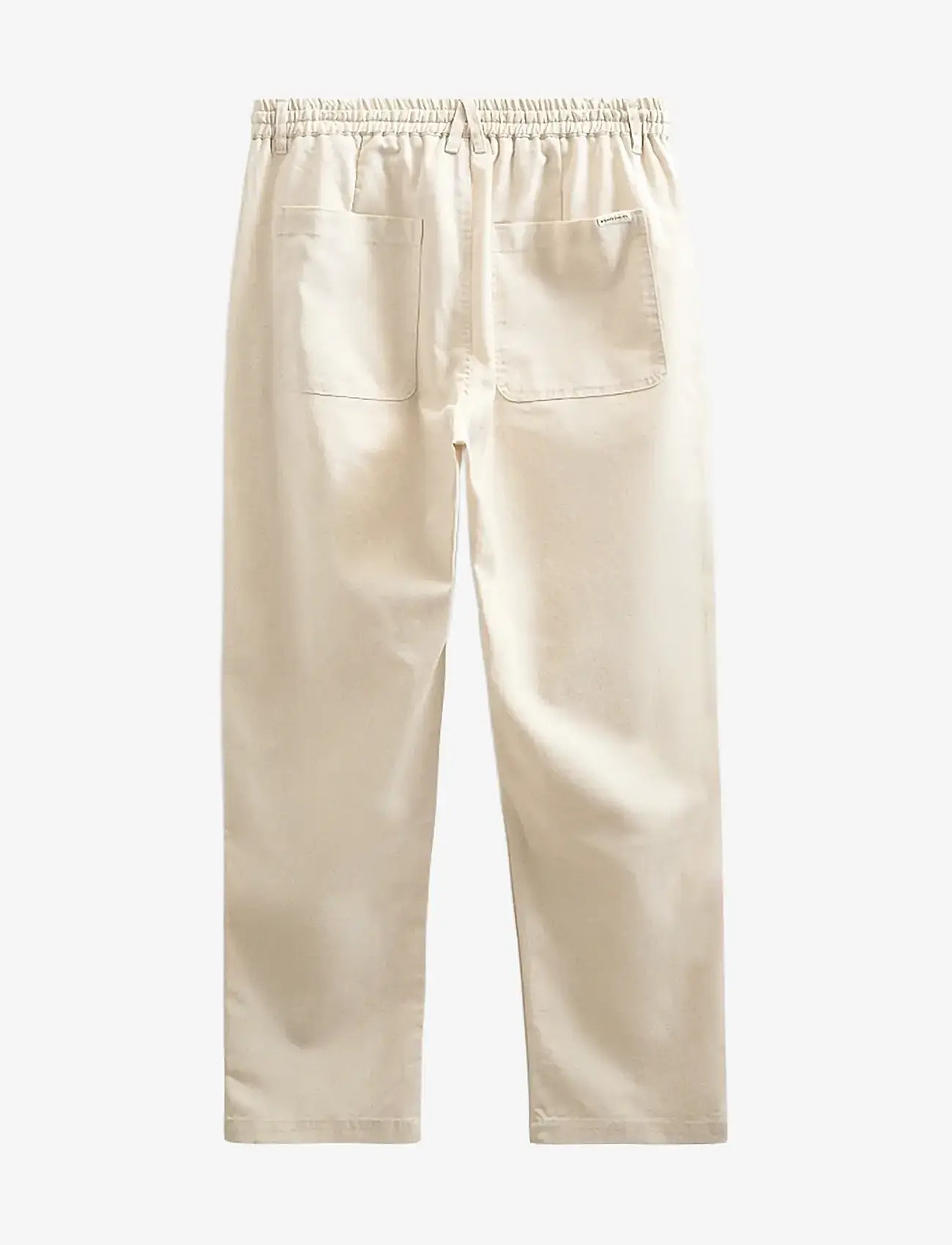 Anerkjendt - AKJAN COT/LINEN/VIS ELA PANTS - lininės kelnės - brown rice melange - 1