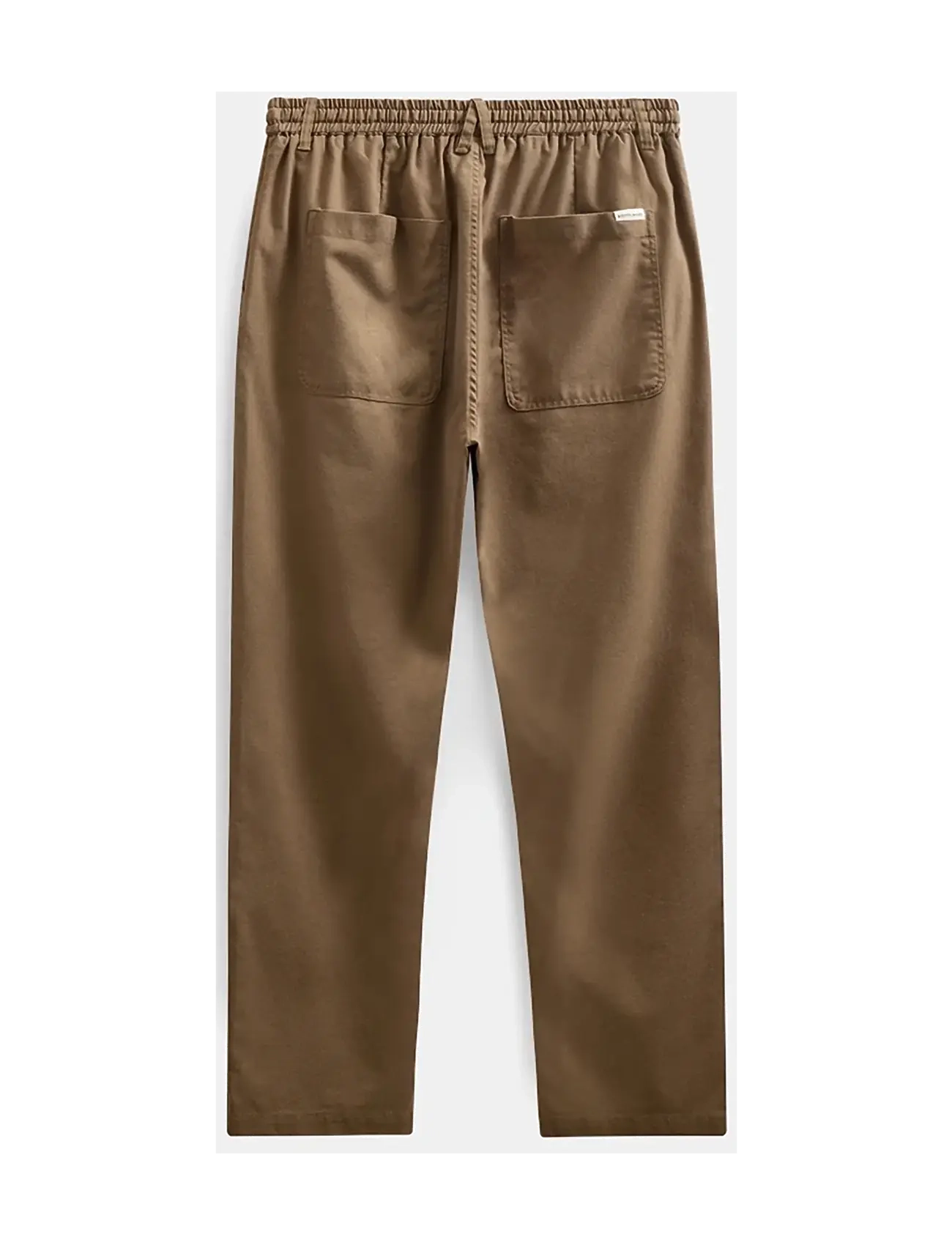 Anerkjendt - AKJAN COT/LINEN/VIS ELA PANTS - lininės kelnės - teak - 1