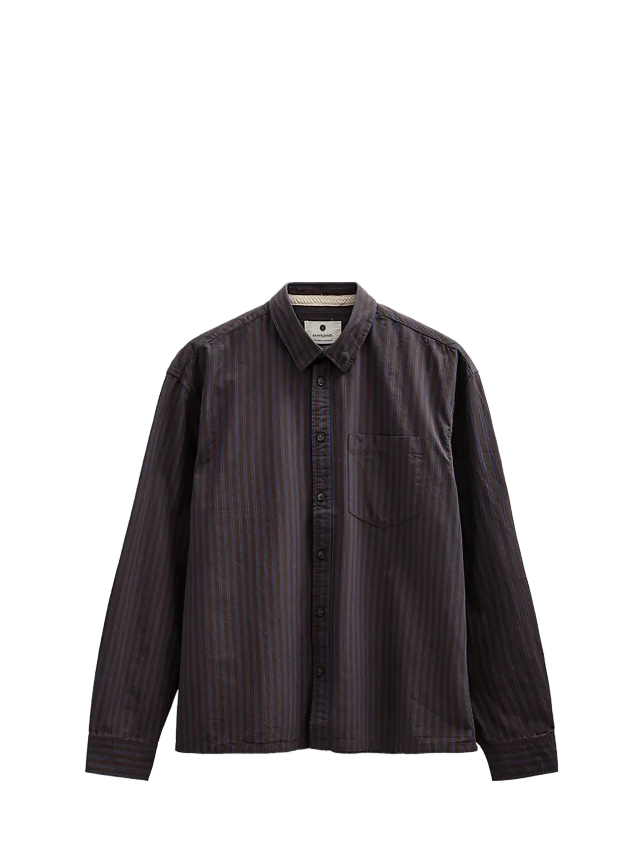 Anerkjendt - AKOTTO POPLIN STRIPE LS SHIRT - delicioso - 1