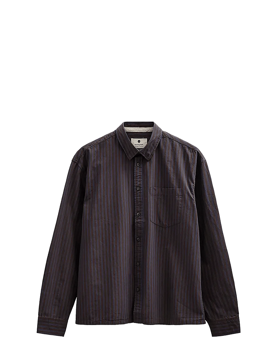 Anerkjendt - AKOTTO POPLIN STRIPE LS SHIRT - delicioso - 1