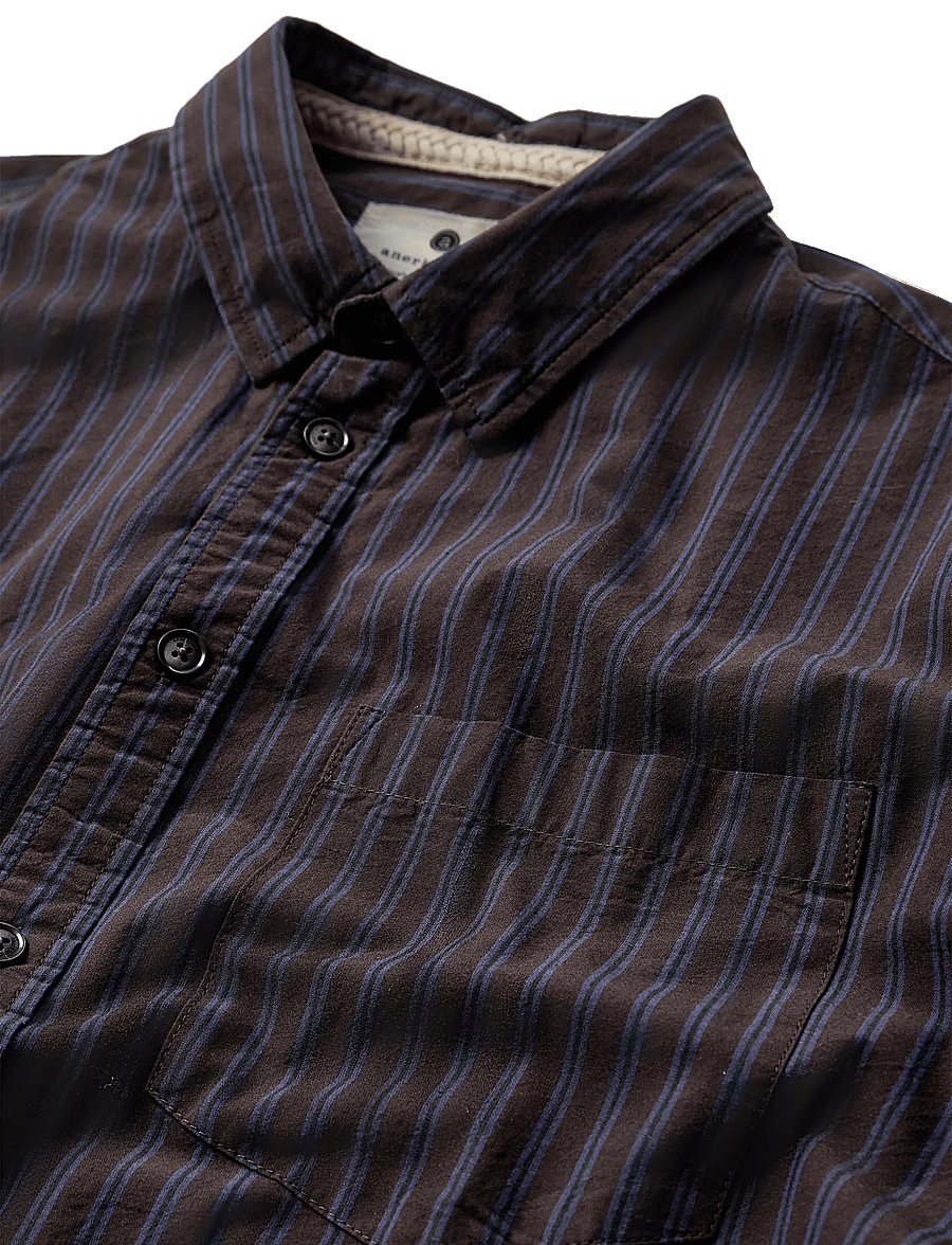Anerkjendt - AKOTTO POPLIN STRIPE LS SHIRT - casual skjorter - delicioso - 4