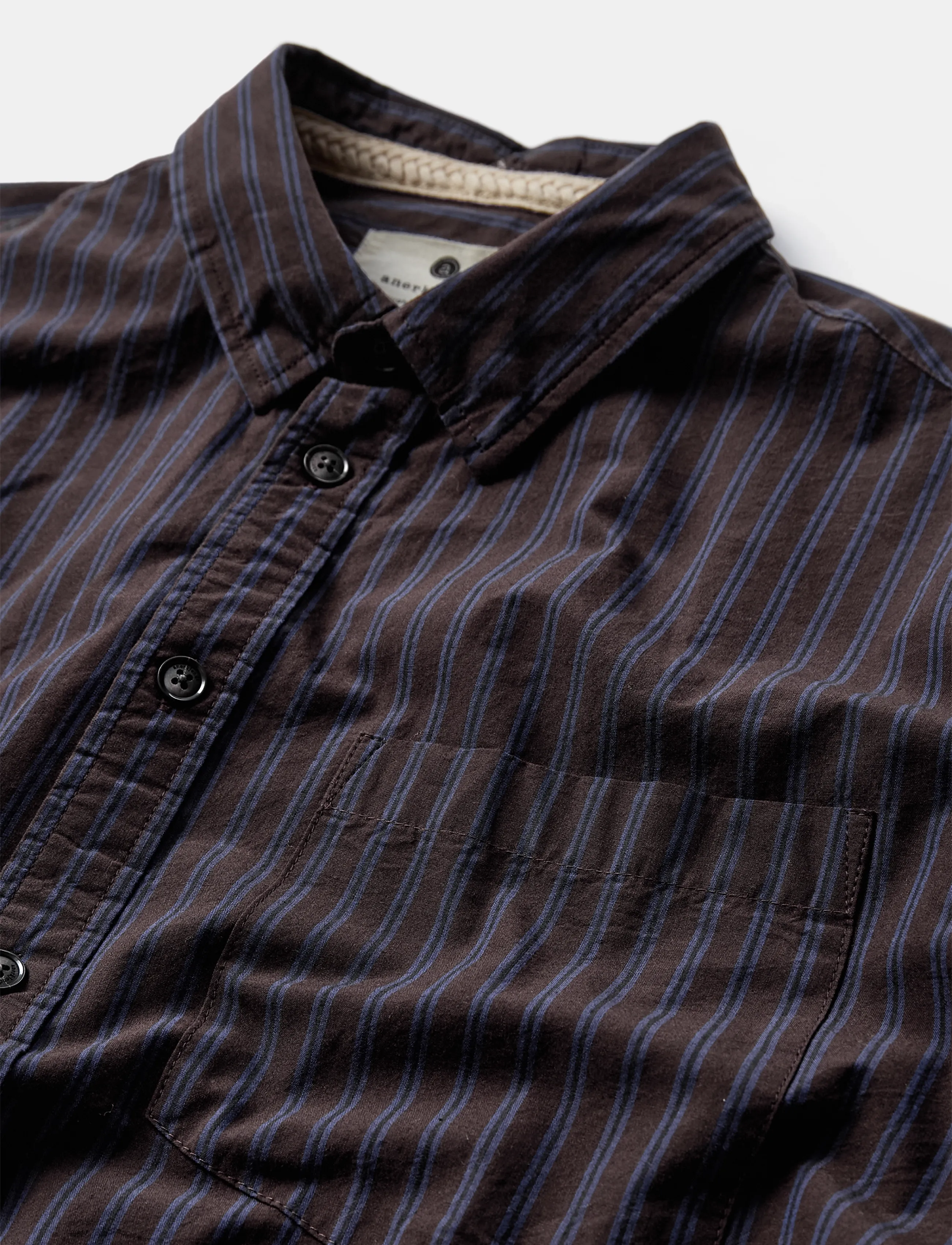 Anerkjendt - AKOTTO POPLIN STRIPE LS SHIRT - freizeithemden - delicioso - 4
