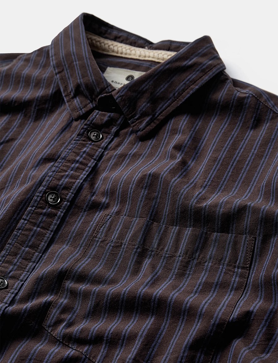 Anerkjendt - AKOTTO POPLIN STRIPE LS SHIRT - freizeithemden - delicioso - 4