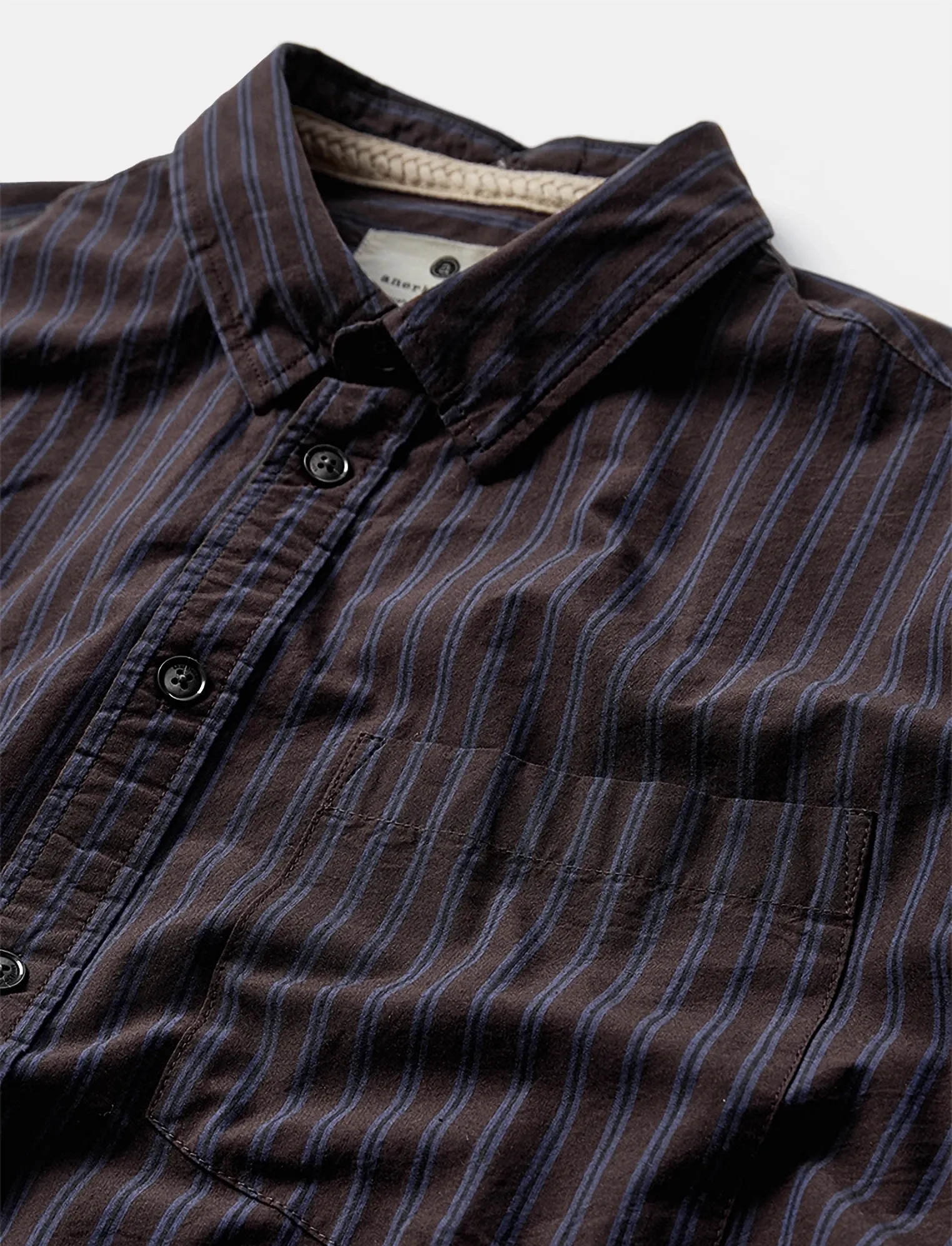 Anerkjendt - AKOTTO POPLIN STRIPE LS SHIRT - delicioso - 4