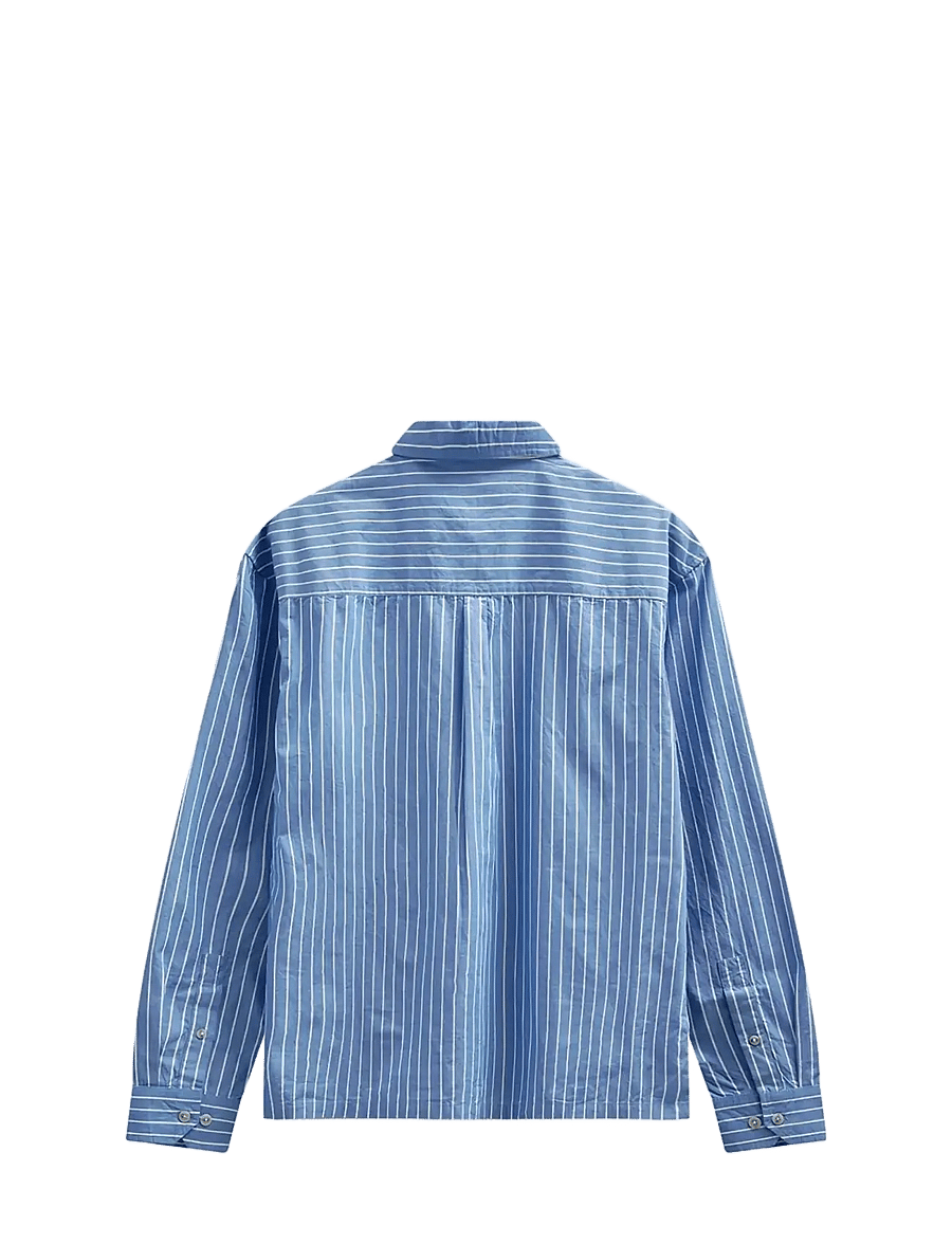 Anerkjendt - AKOTTO POPLIN STRIPE LS SHIRT - randiga skjortor - light blue - 2