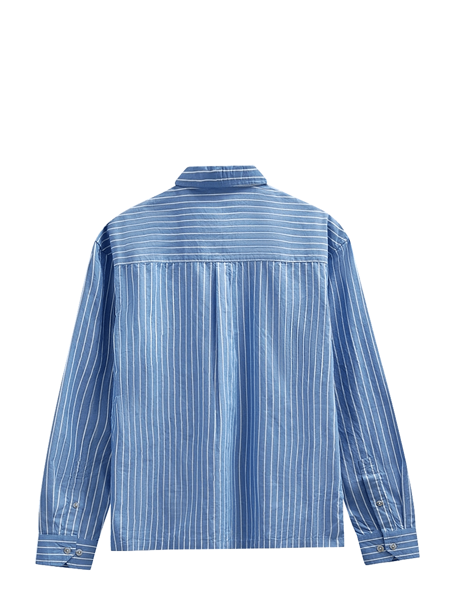 Anerkjendt - AKOTTO POPLIN STRIPE LS SHIRT - casual skjorter - light blue - 2