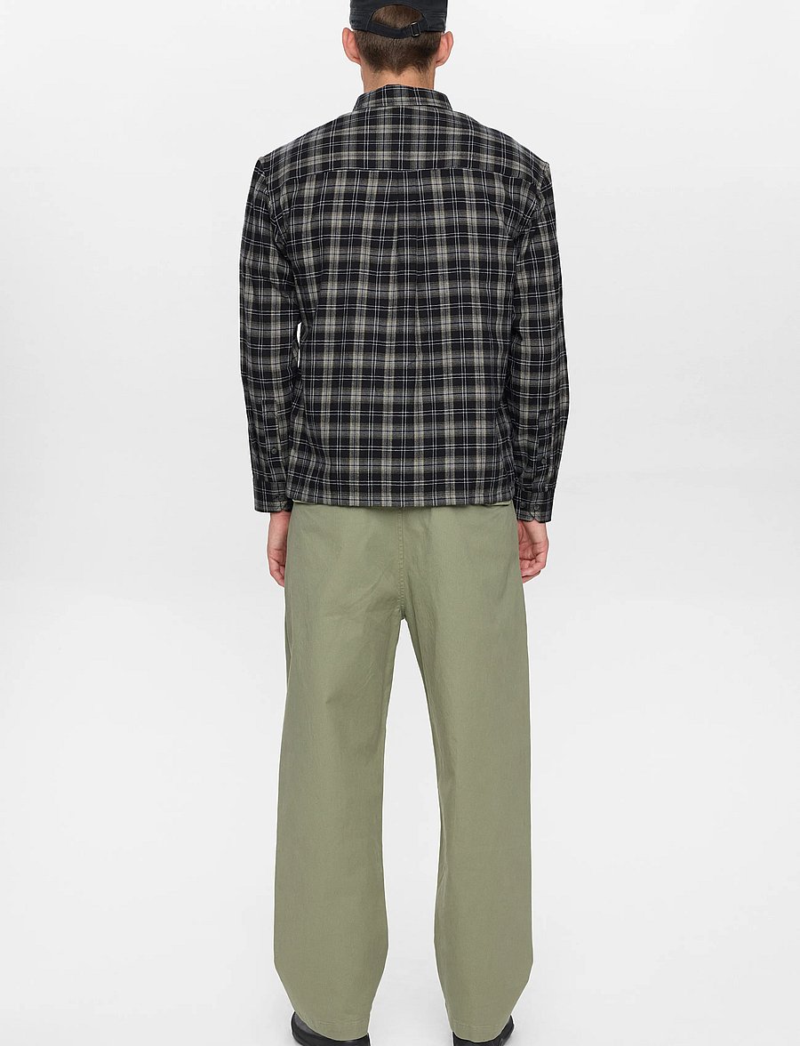 Anerkjendt - AKOTTO FLANNEL CHECK LS SHIRT - flanell-hemden - caviar - 3