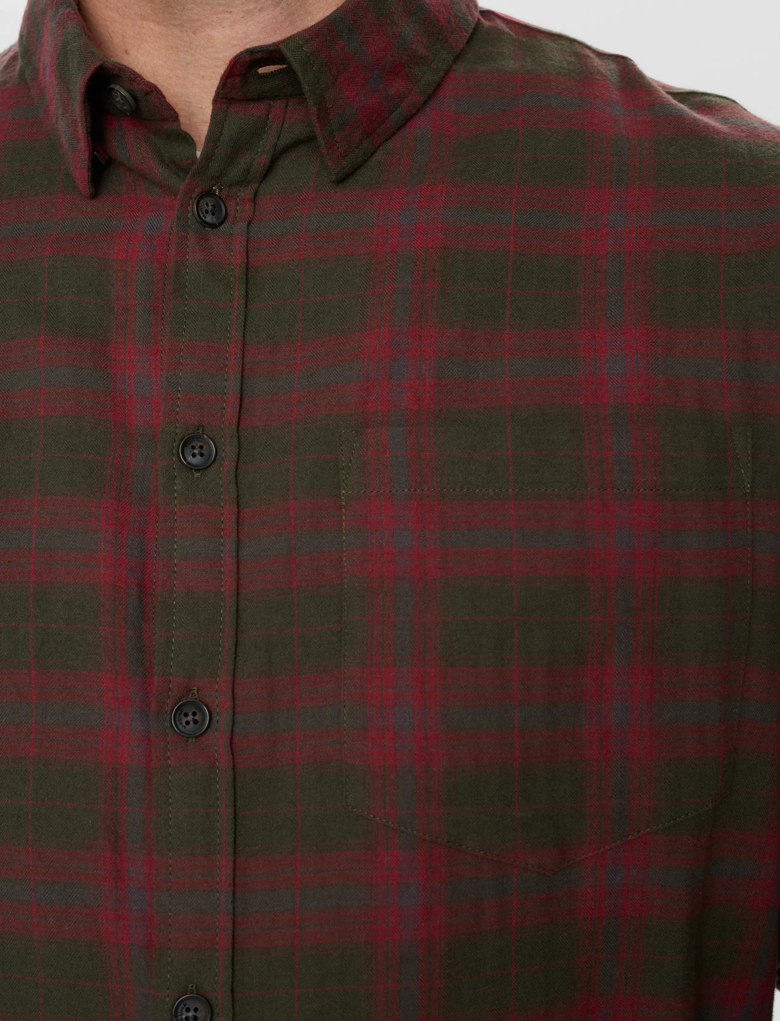 Anerkjendt - AKOTTO FLANNEL CHECK LS SHIRT - flanell-hemden - red dahlia - 4