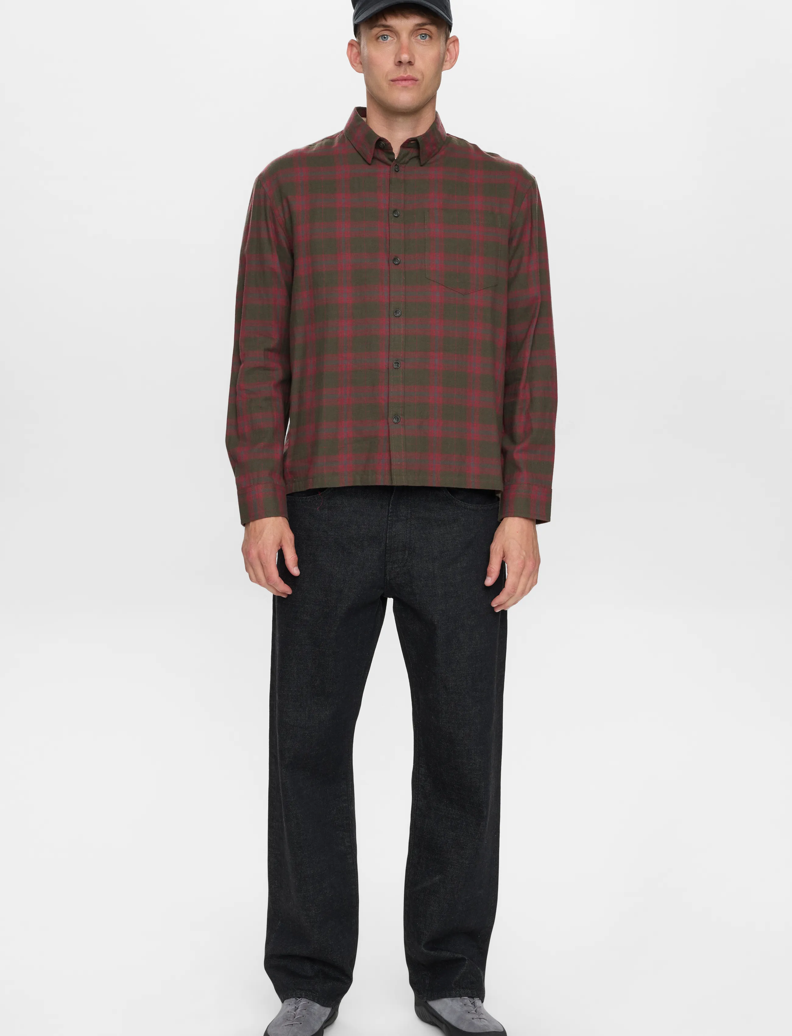 Anerkjendt - AKOTTO FLANNEL CHECK LS SHIRT - flanell-hemden - red dahlia - 5