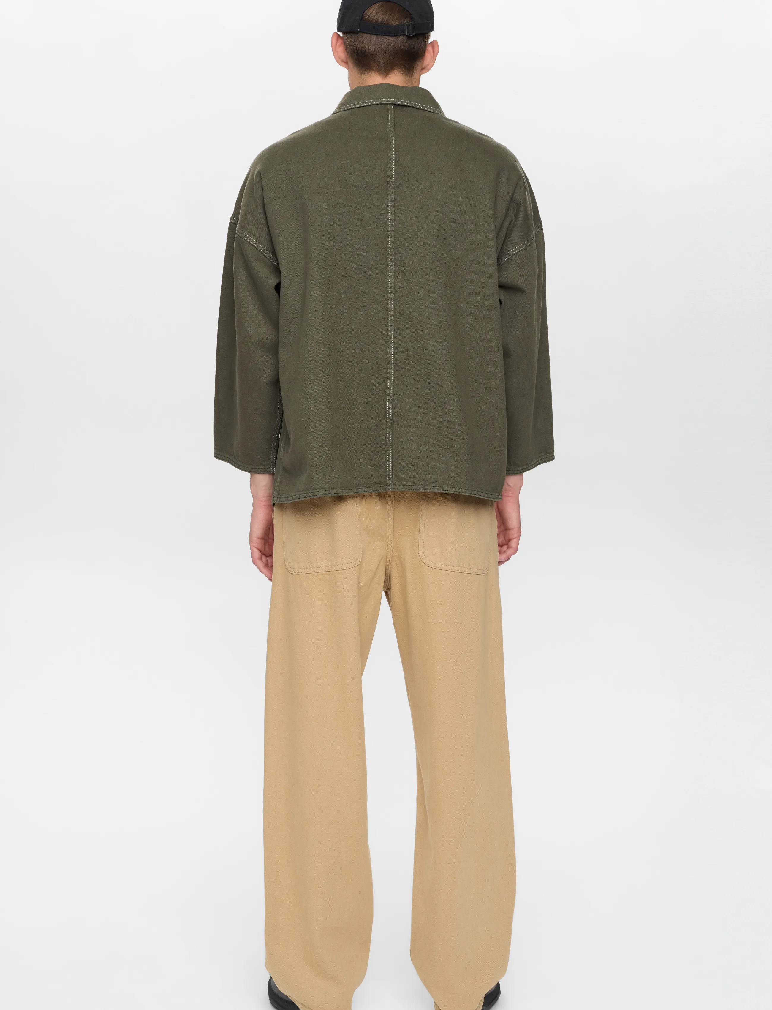 Anerkjendt - AKOWEN TWILL OVERSHIRT - forest night - 3