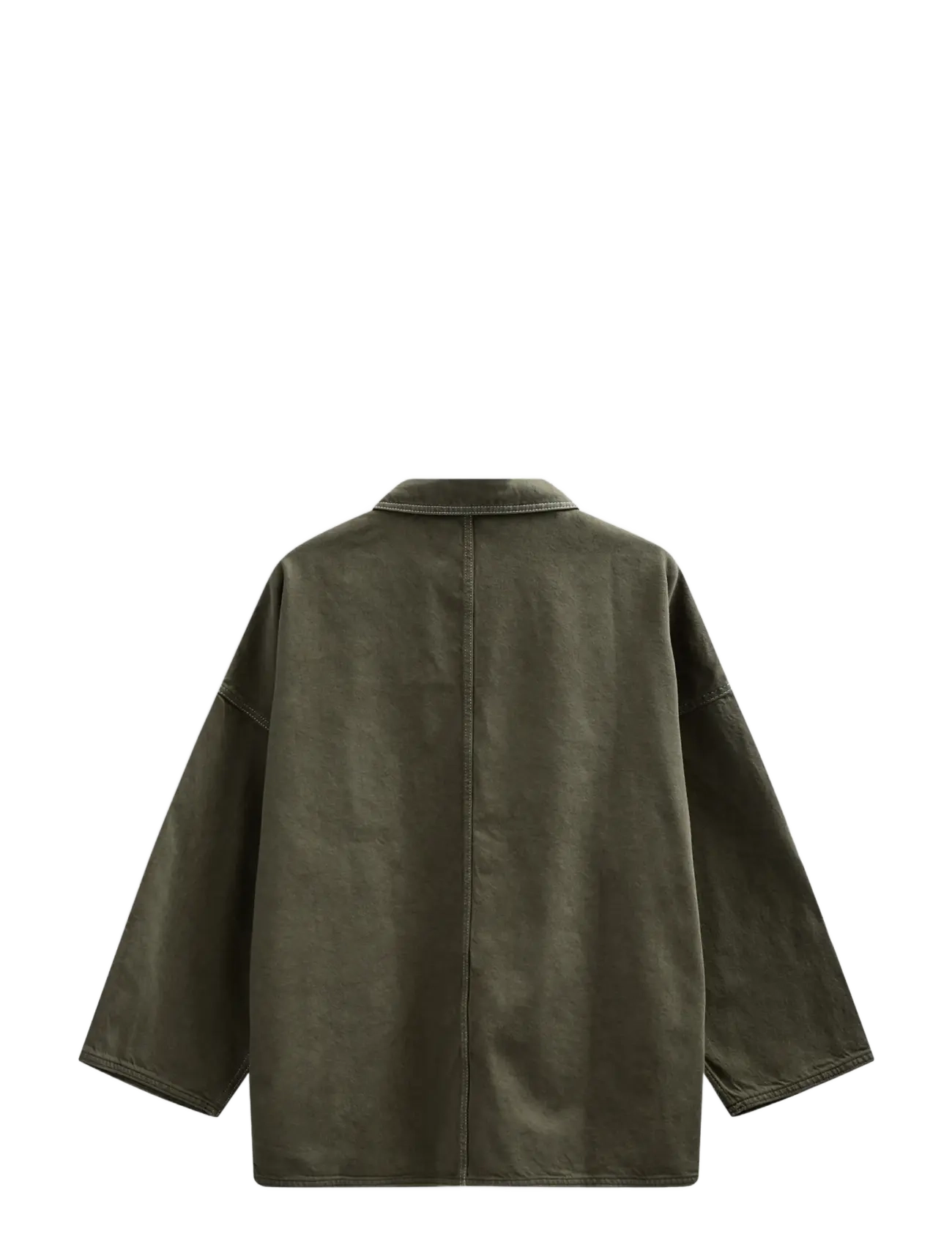 Anerkjendt - AKOWEN TWILL OVERSHIRT - forest night - 2
