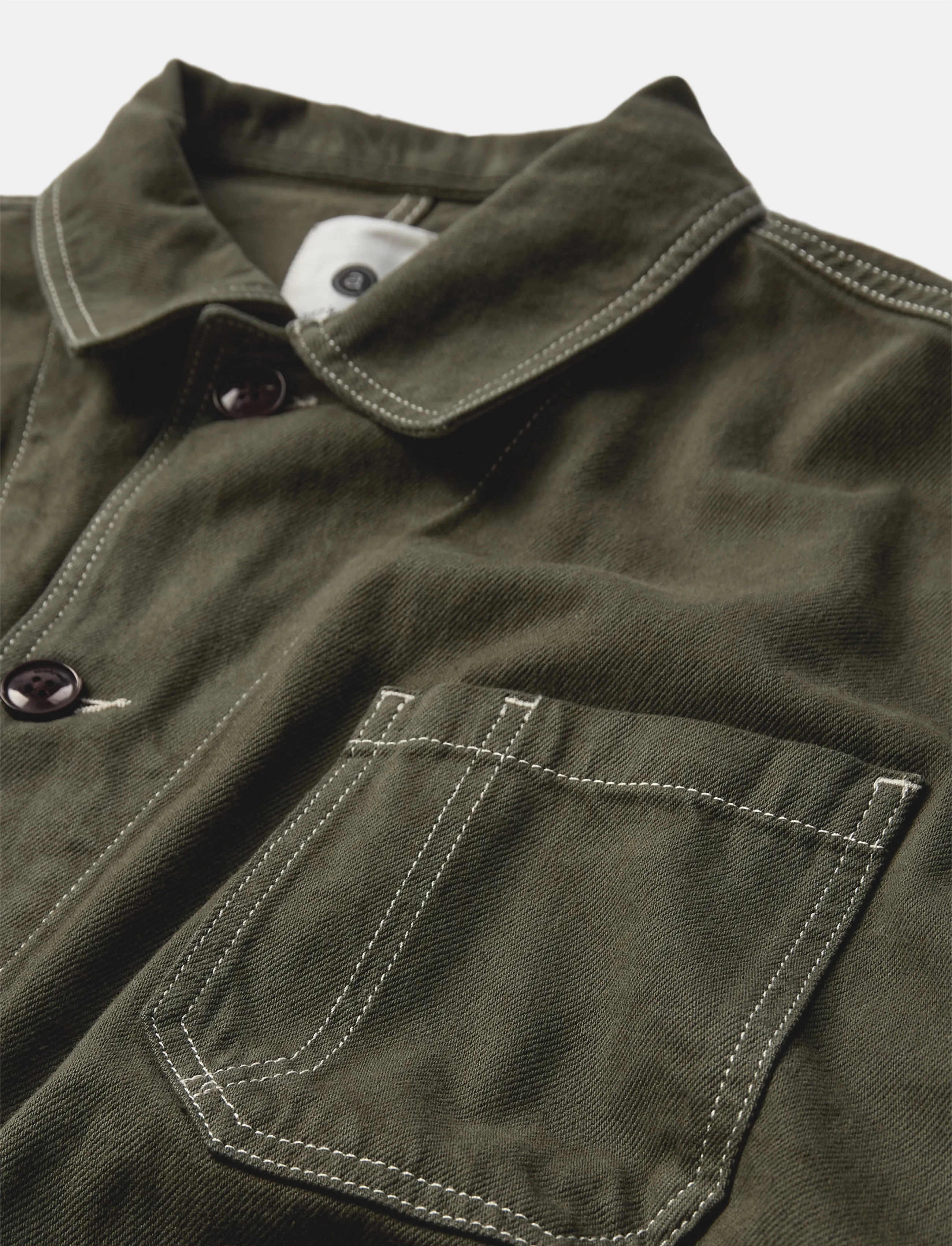 Anerkjendt - AKOWEN TWILL OVERSHIRT - forest night - 4