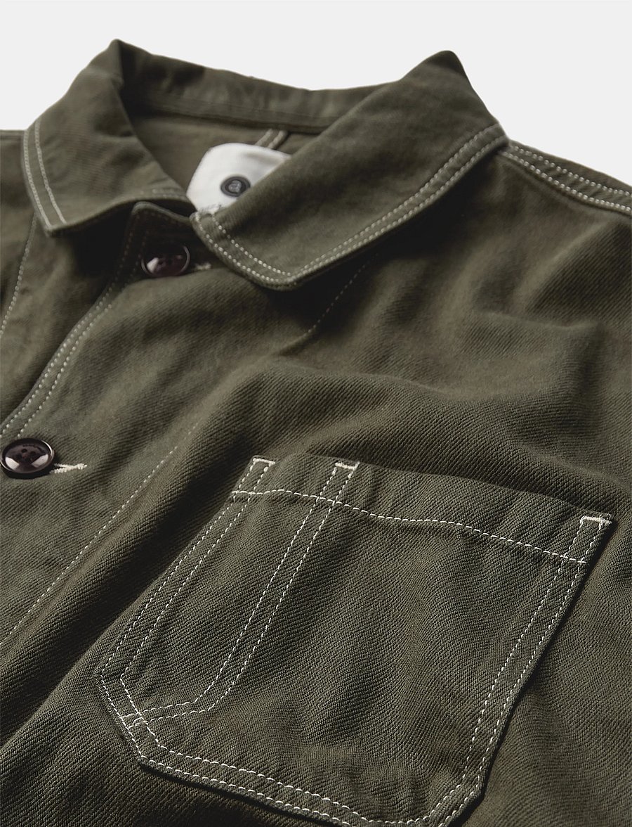 Anerkjendt - AKOWEN TWILL OVERSHIRT - frühlingsjacken - forest night - 4
