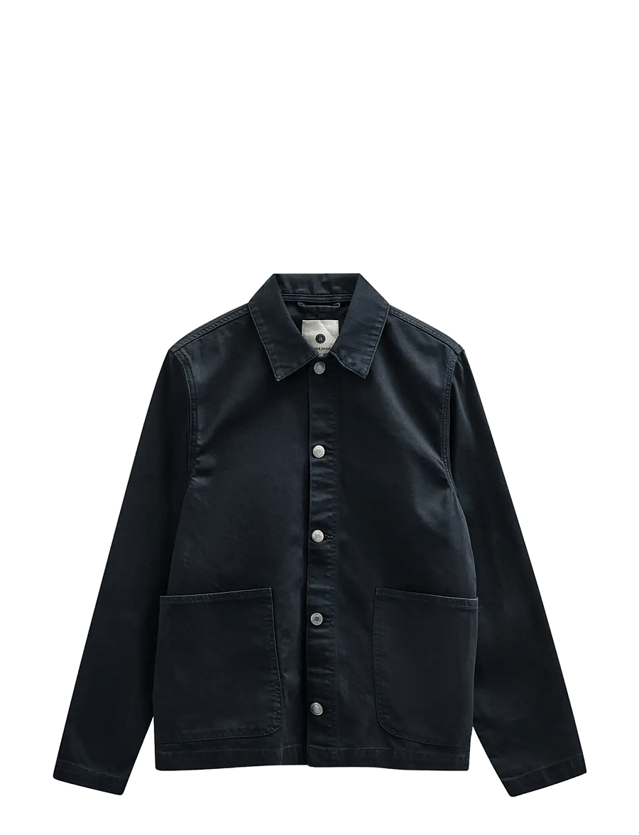 Anerkjendt - AKOZZY TWILL OVERSHIRT - ungefütterte denimjacken - caviar - 1