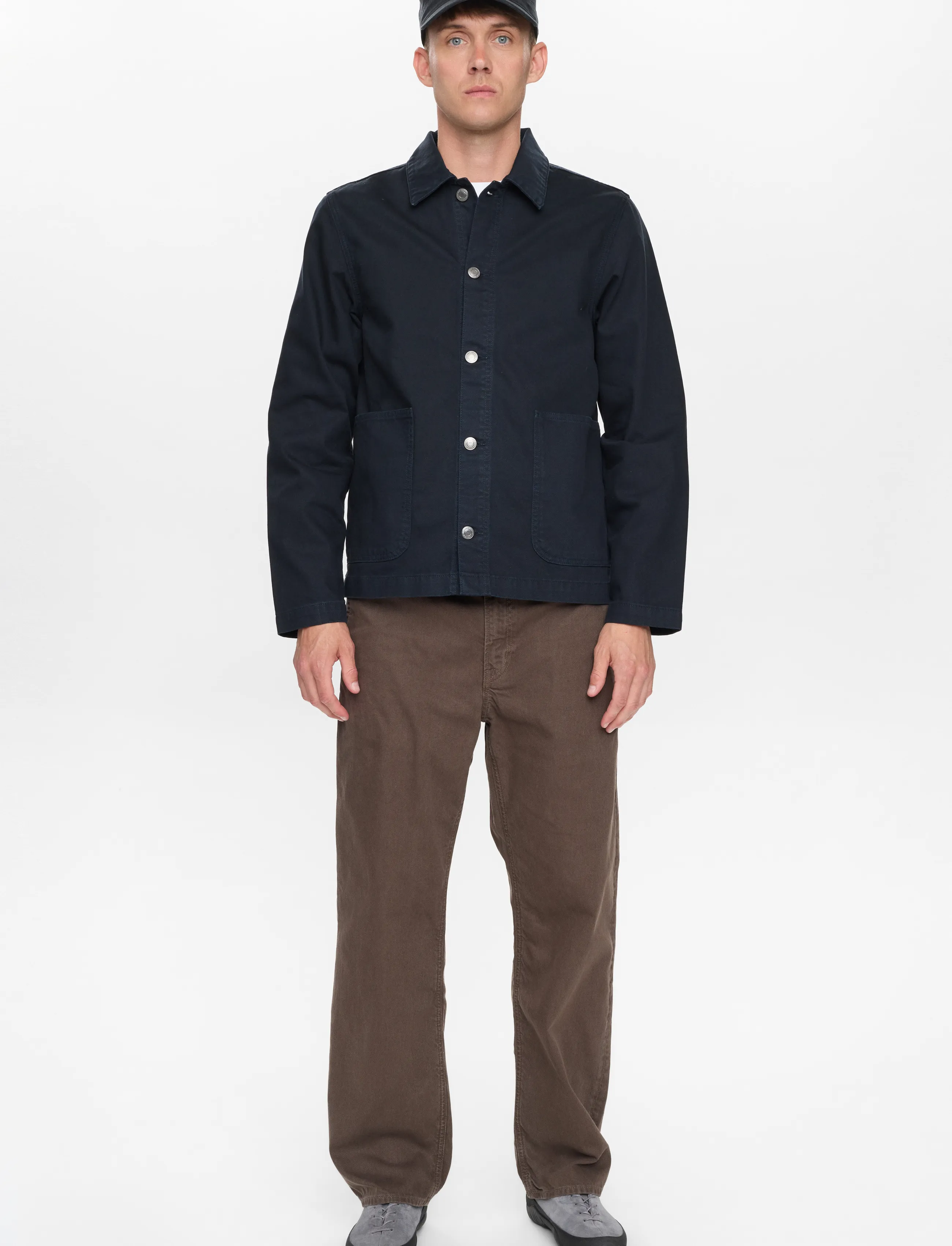Anerkjendt AKOZZY TWILL OVERSHIRT - Anerkjendt - CAVIAR / black