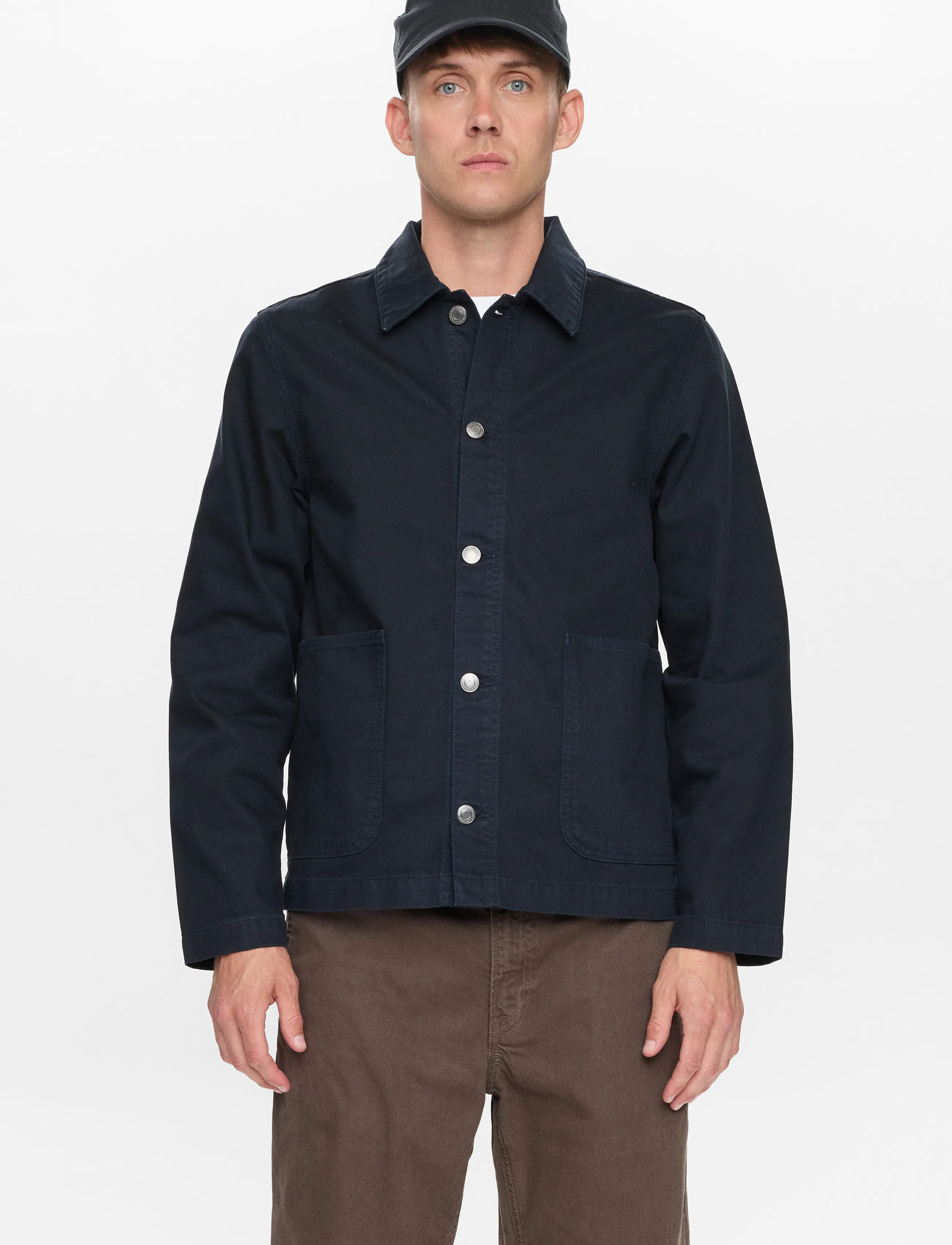 Anerkjendt - AKOZZY TWILL OVERSHIRT - caviar - 4