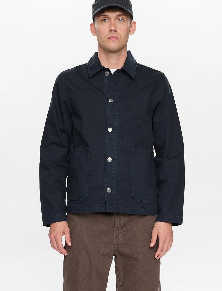 Anerkjendt - AKOZZY TWILL OVERSHIRT - ungefütterte denimjacken - caviar - 4
