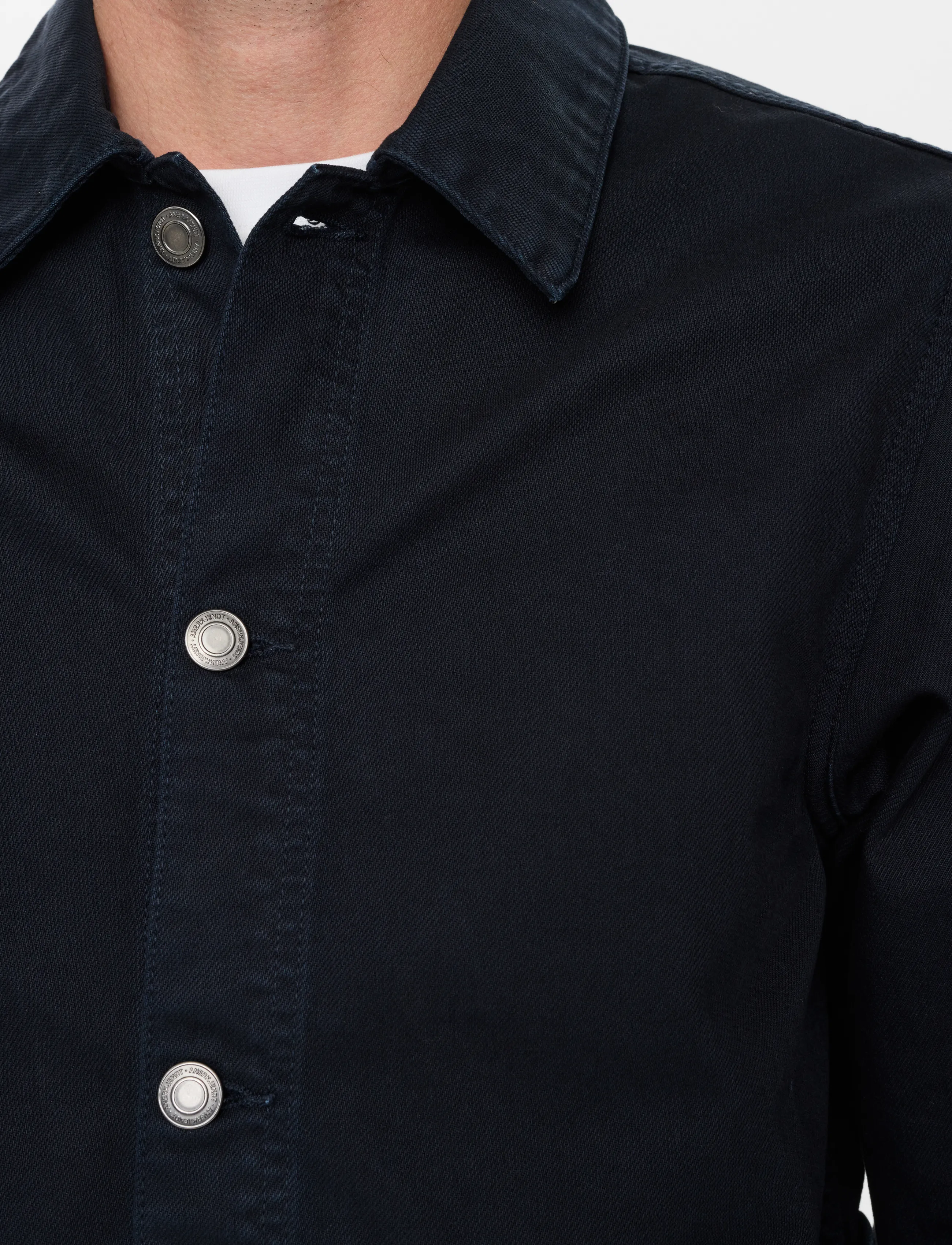 Anerkjendt - AKOZZY TWILL OVERSHIRT - caviar - 5