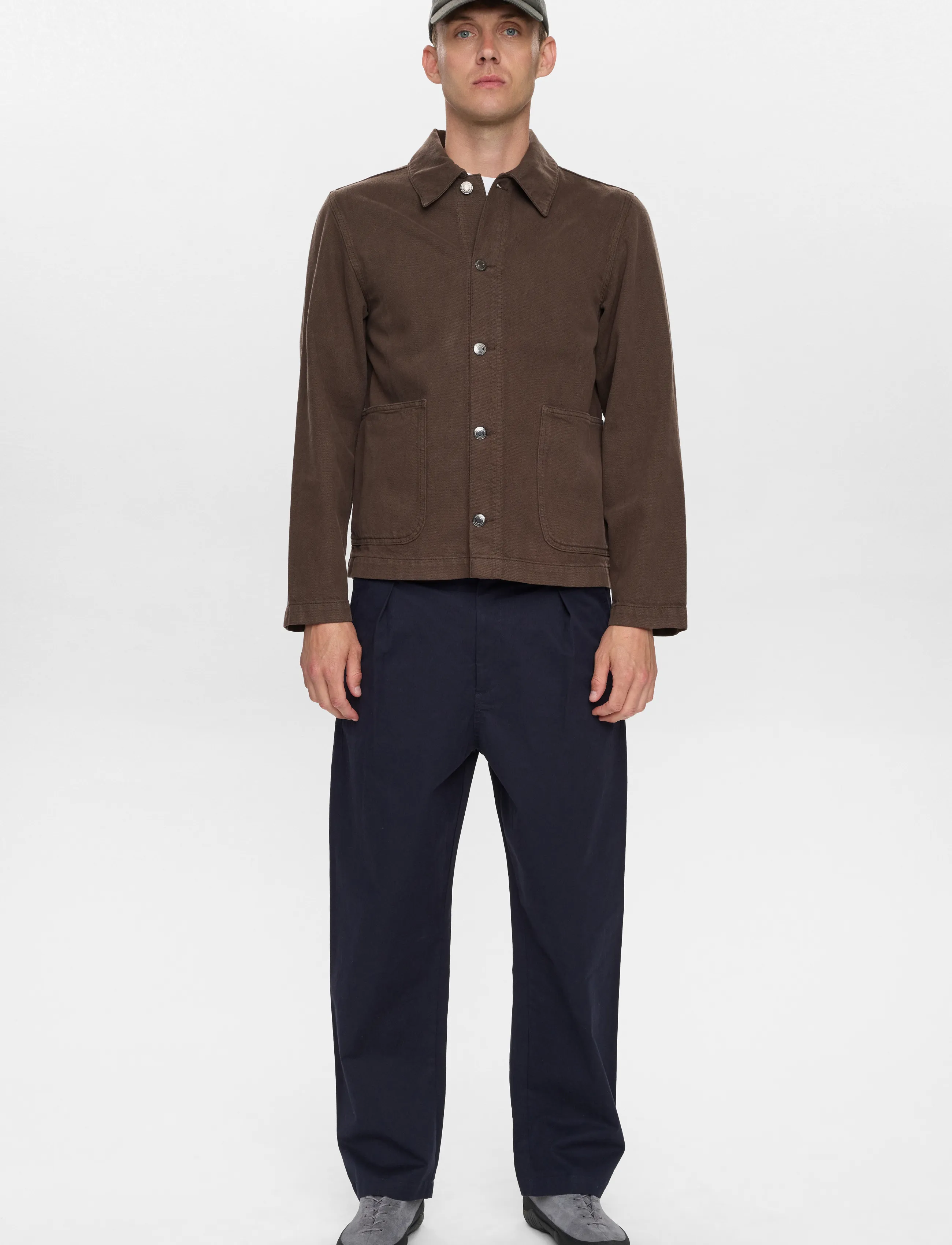 Anerkjendt AKOZZY TWILL OVERSHIRT - Anerkjendt - DELICIOSO / brown