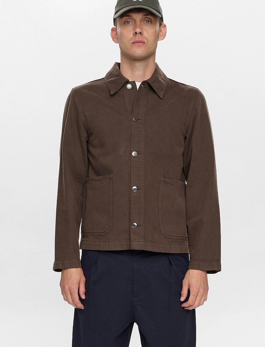 Anerkjendt - AKOZZY TWILL OVERSHIRT - voodrita teksatagid - delicioso - 4