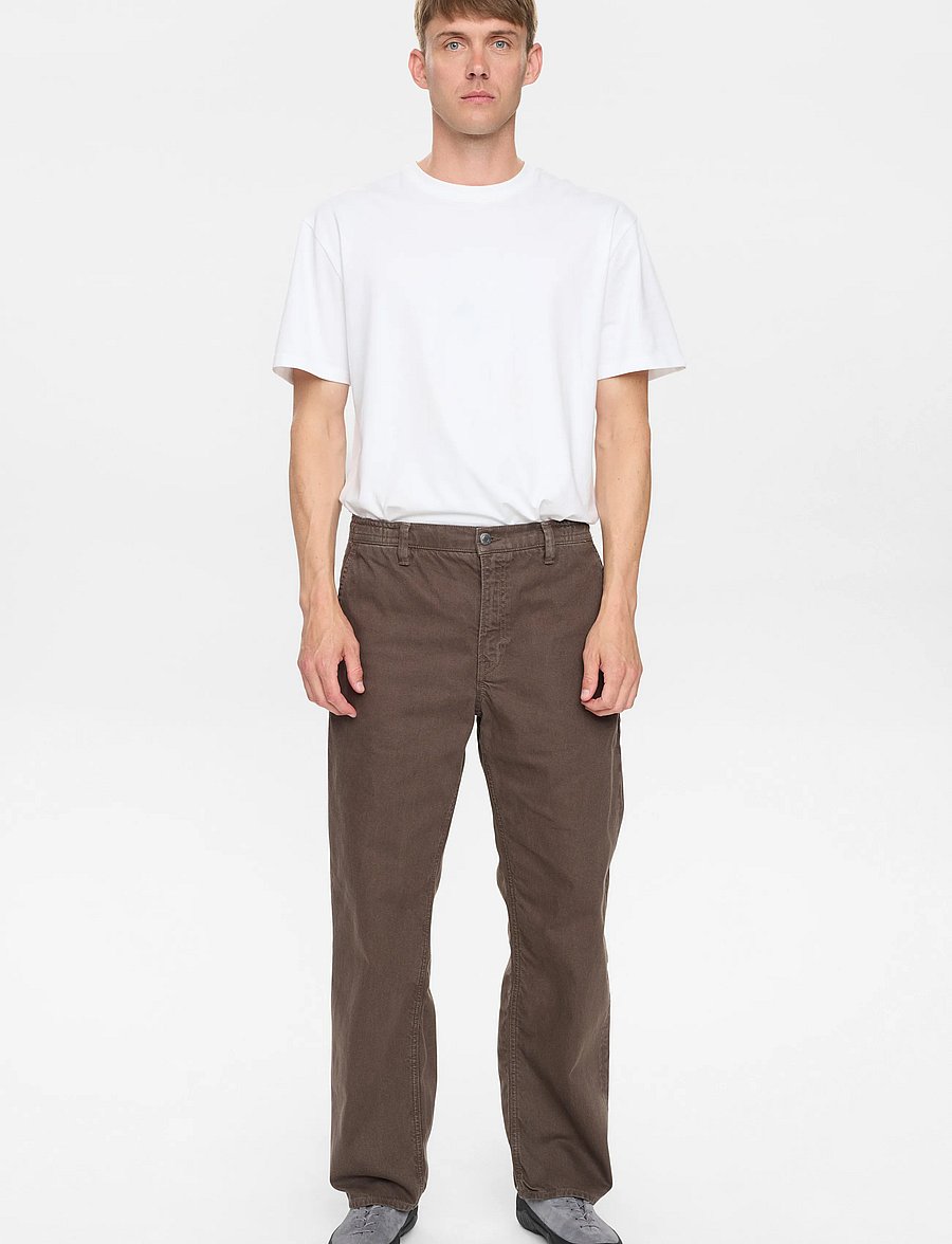 Anerkjendt - AKJONAS ELA TWILL PANTS - chino-püksid - delicioso - 0