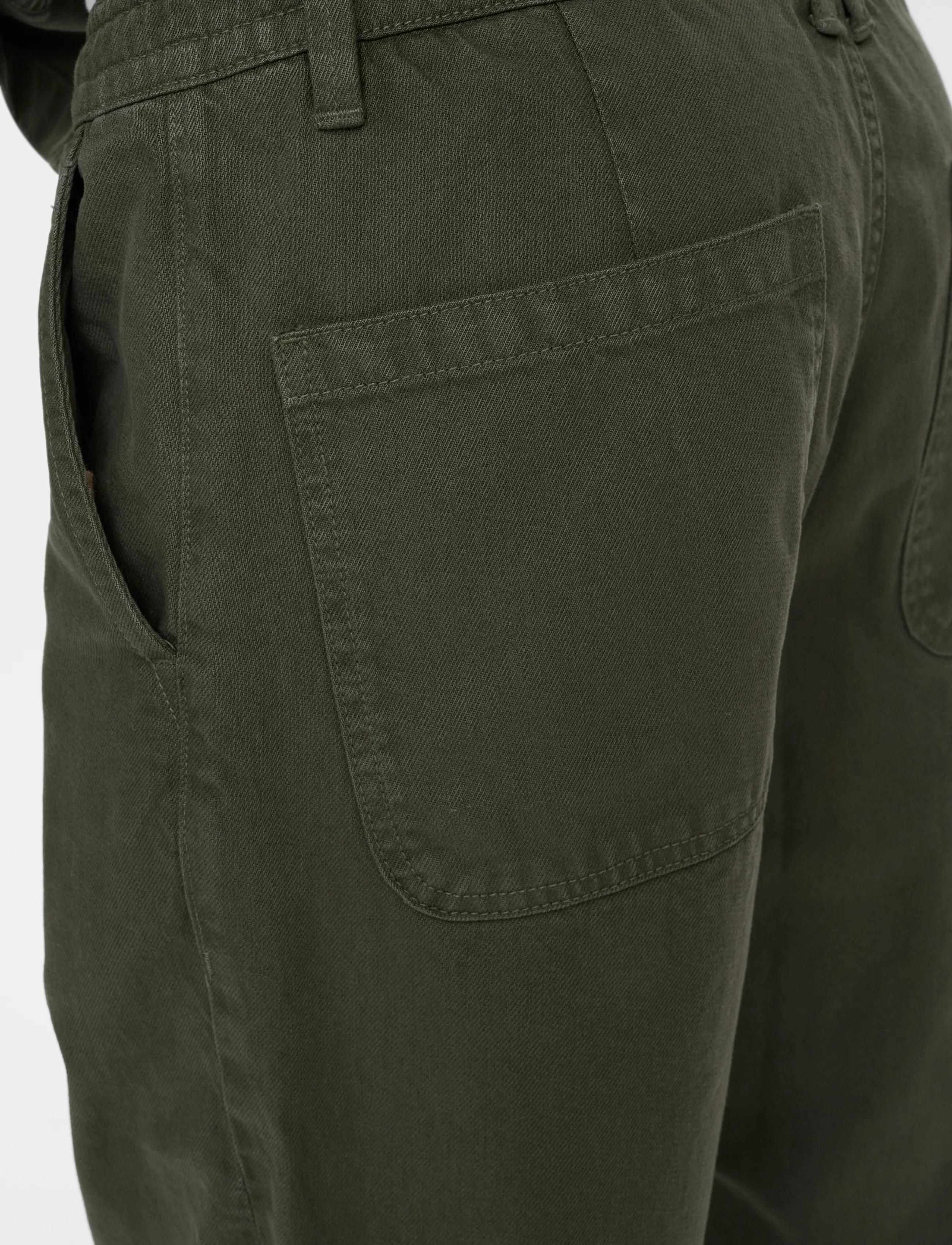 Anerkjendt - AKJONAS ELA TWILL PANTS - forest night - 3
