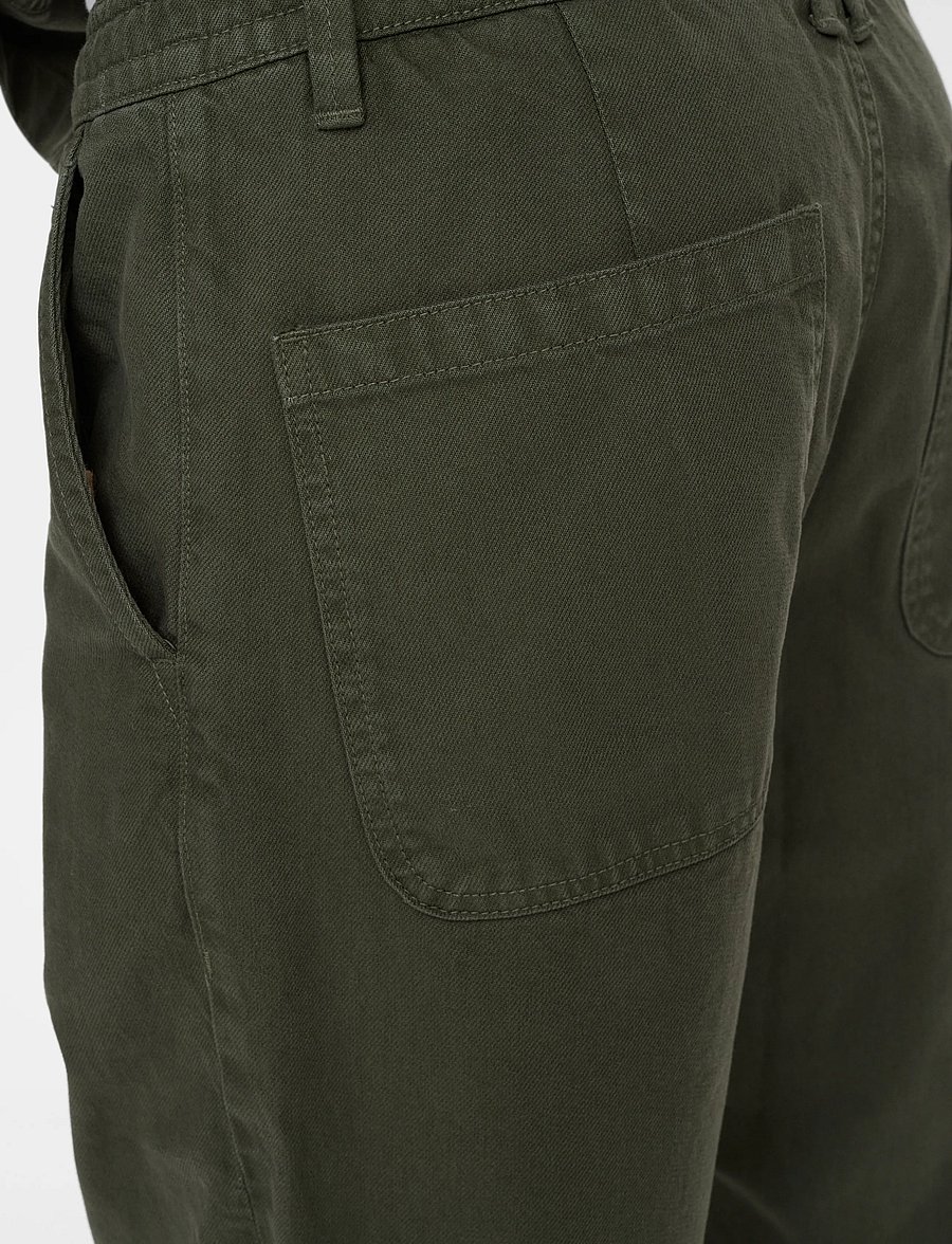Anerkjendt - AKJONAS ELA TWILL PANTS - chino-püksid - forest night - 3