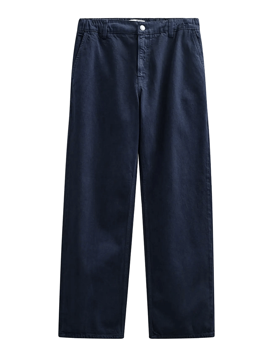 Anerkjendt - AKJONAS ELA TWILL PANTS - chinos - sky captain - 1