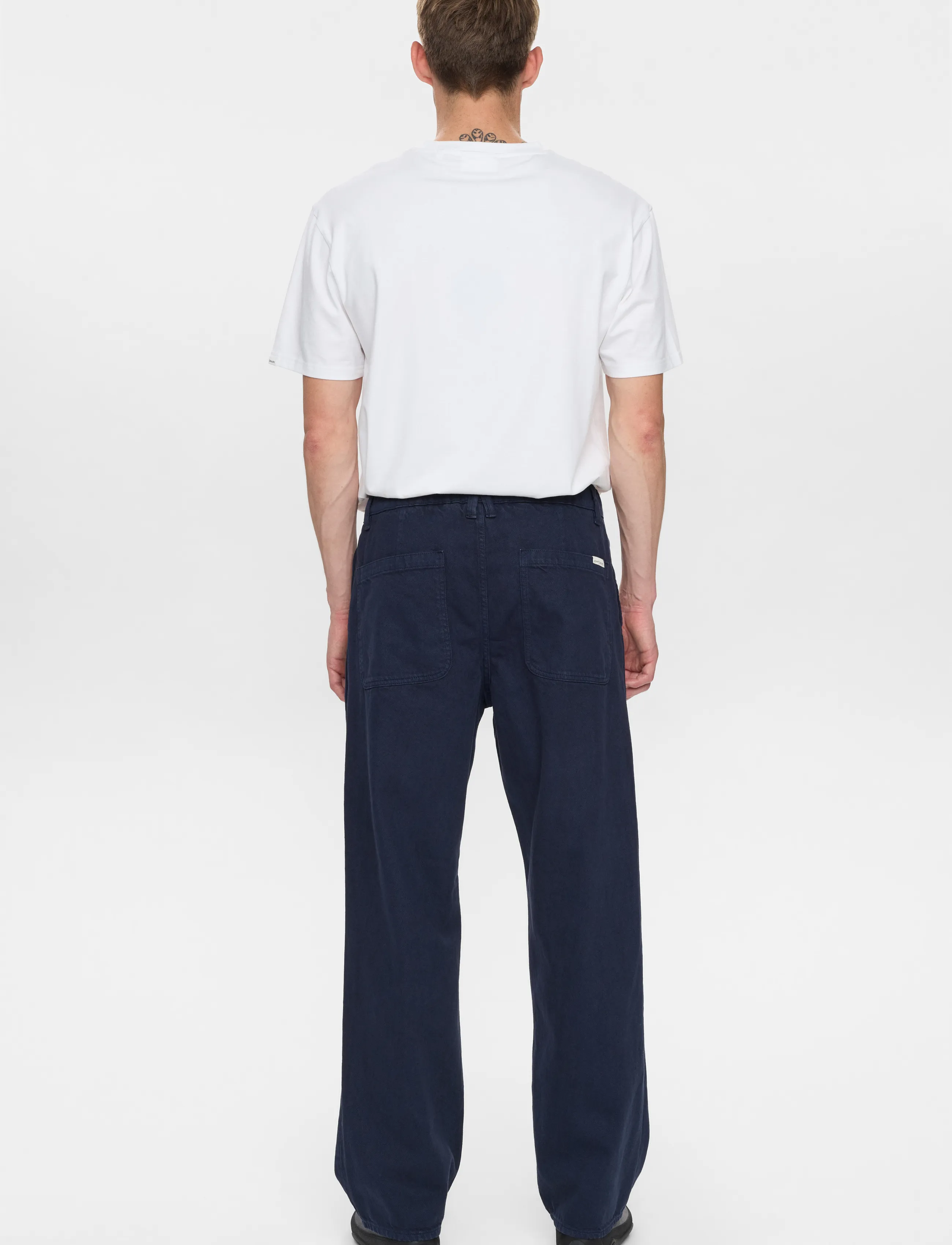 Anerkjendt - AKJONAS ELA TWILL PANTS - sky captain - 3