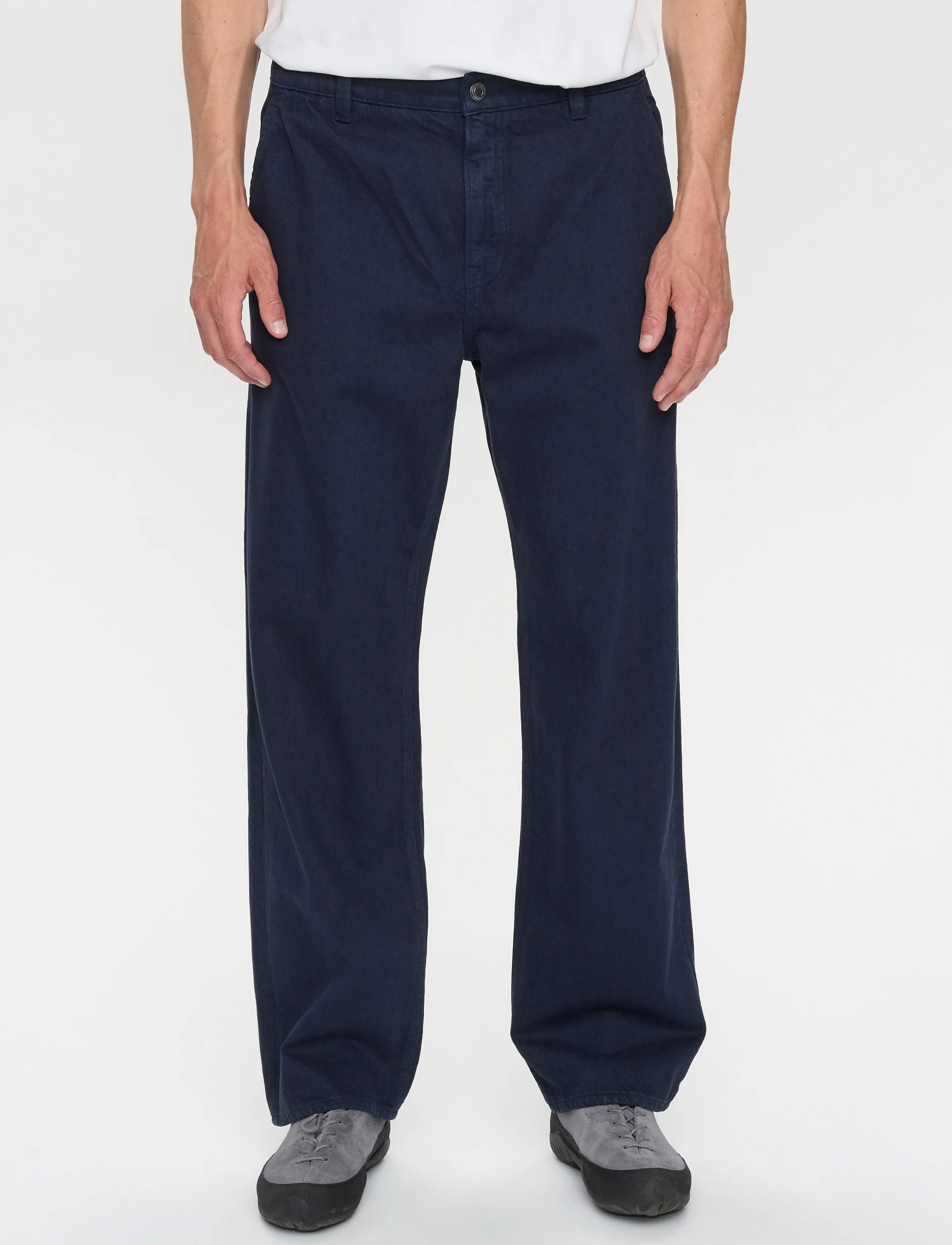 Anerkjendt - AKJONAS ELA TWILL PANTS - sky captain - 4