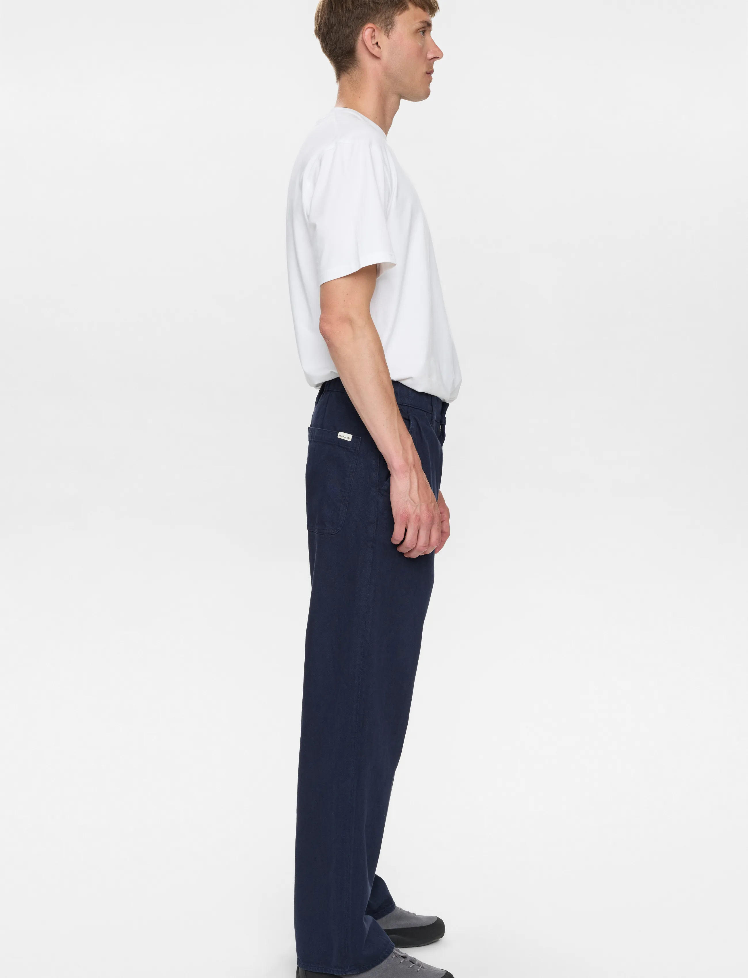 Anerkjendt - AKJONAS ELA TWILL PANTS - sky captain - 5