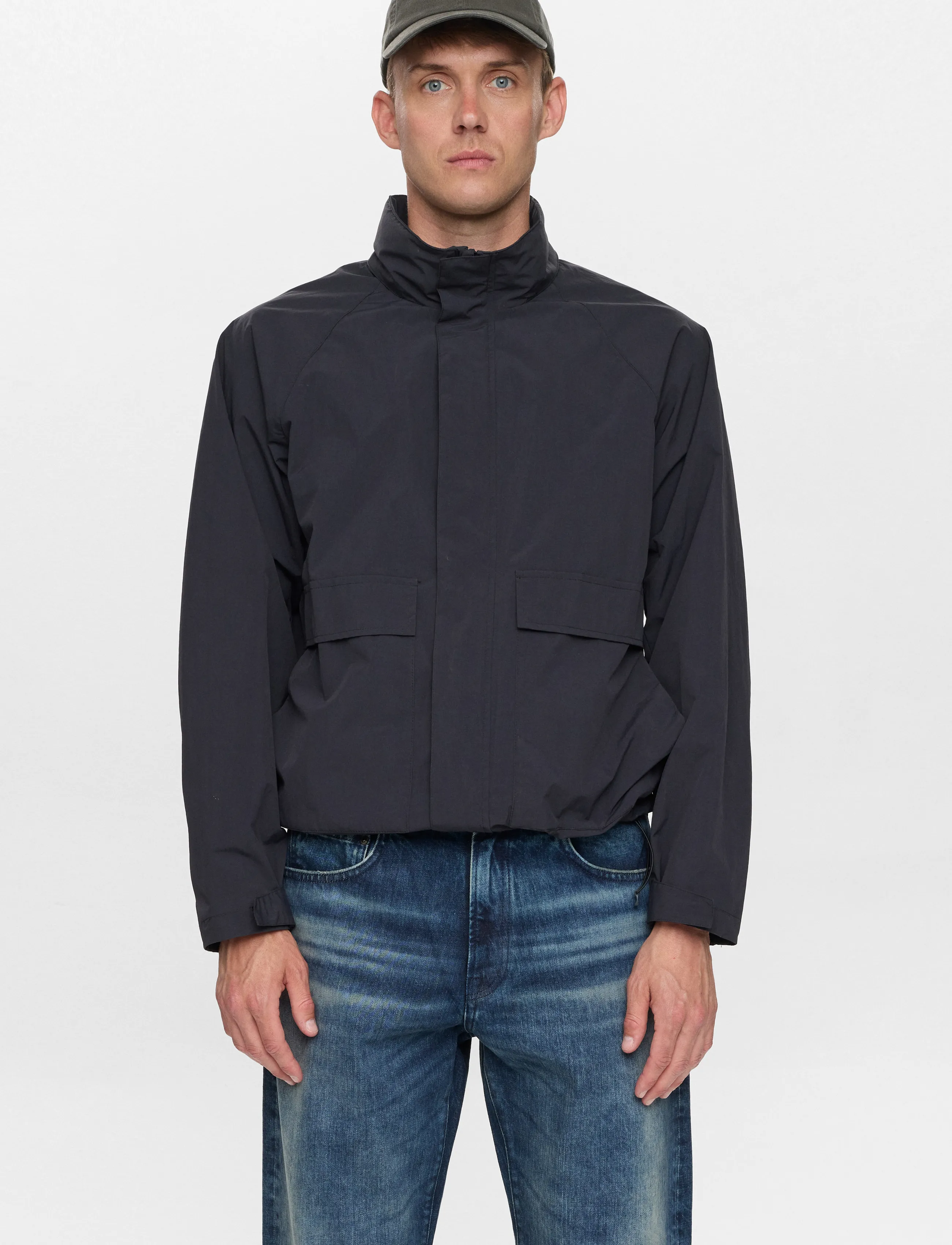 Anerkjendt AKBERTEL TEC JACKET - Rain coats - CAVIAR / black