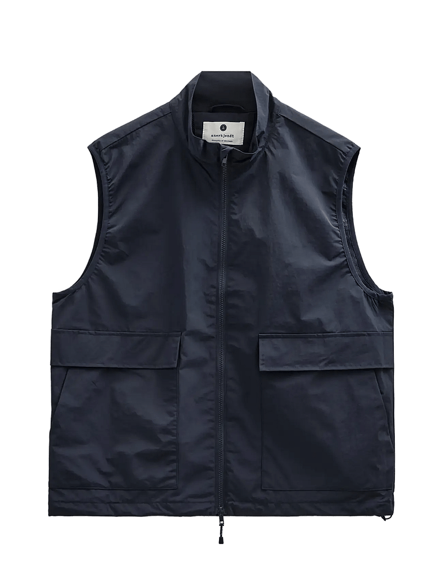 Anerkjendt - AKROBIN TEC GILET - westen - sky captain - 1
