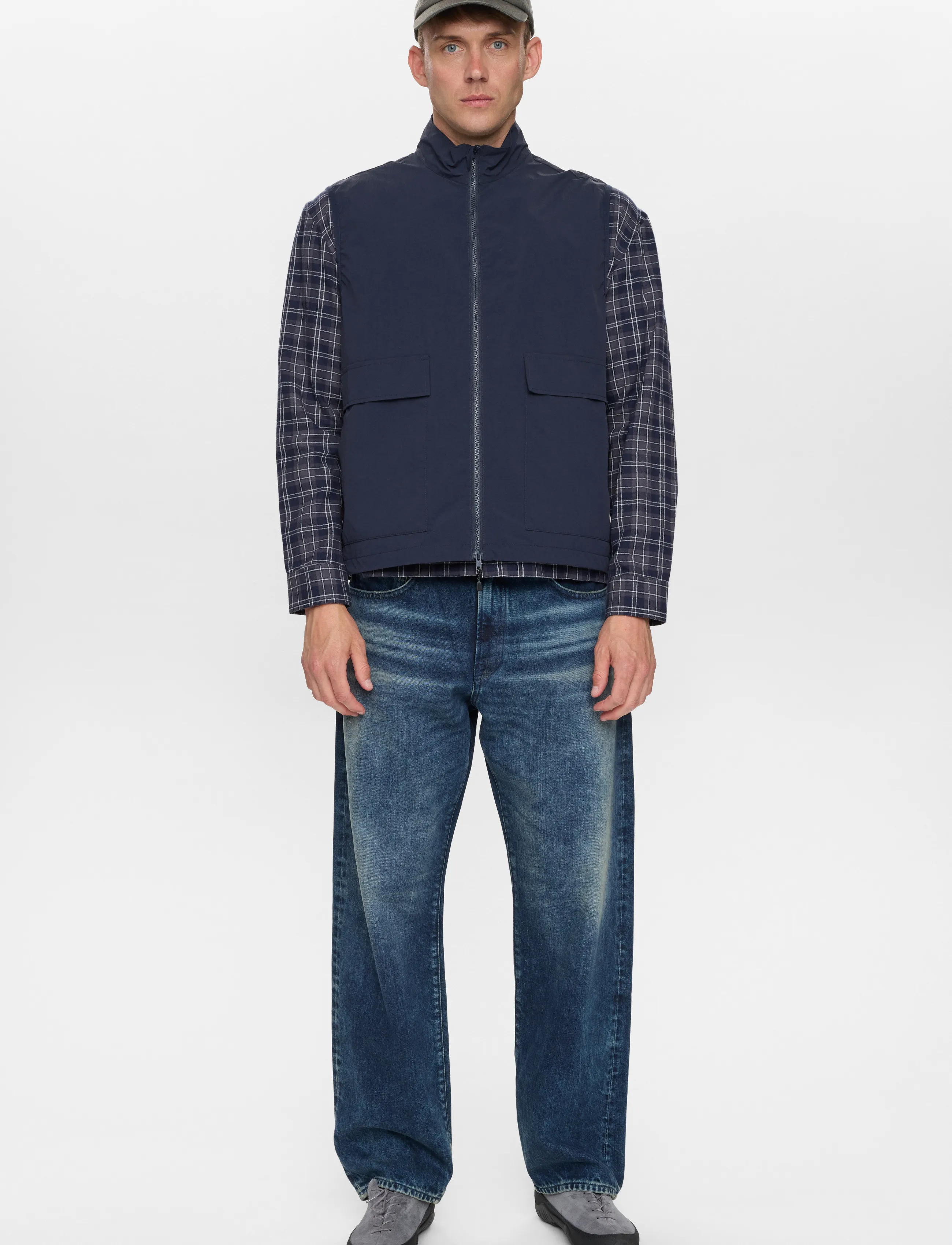 Anerkjendt AKROBIN TEC GILET - Anerkjendt - SKY CAPTAIN / navy